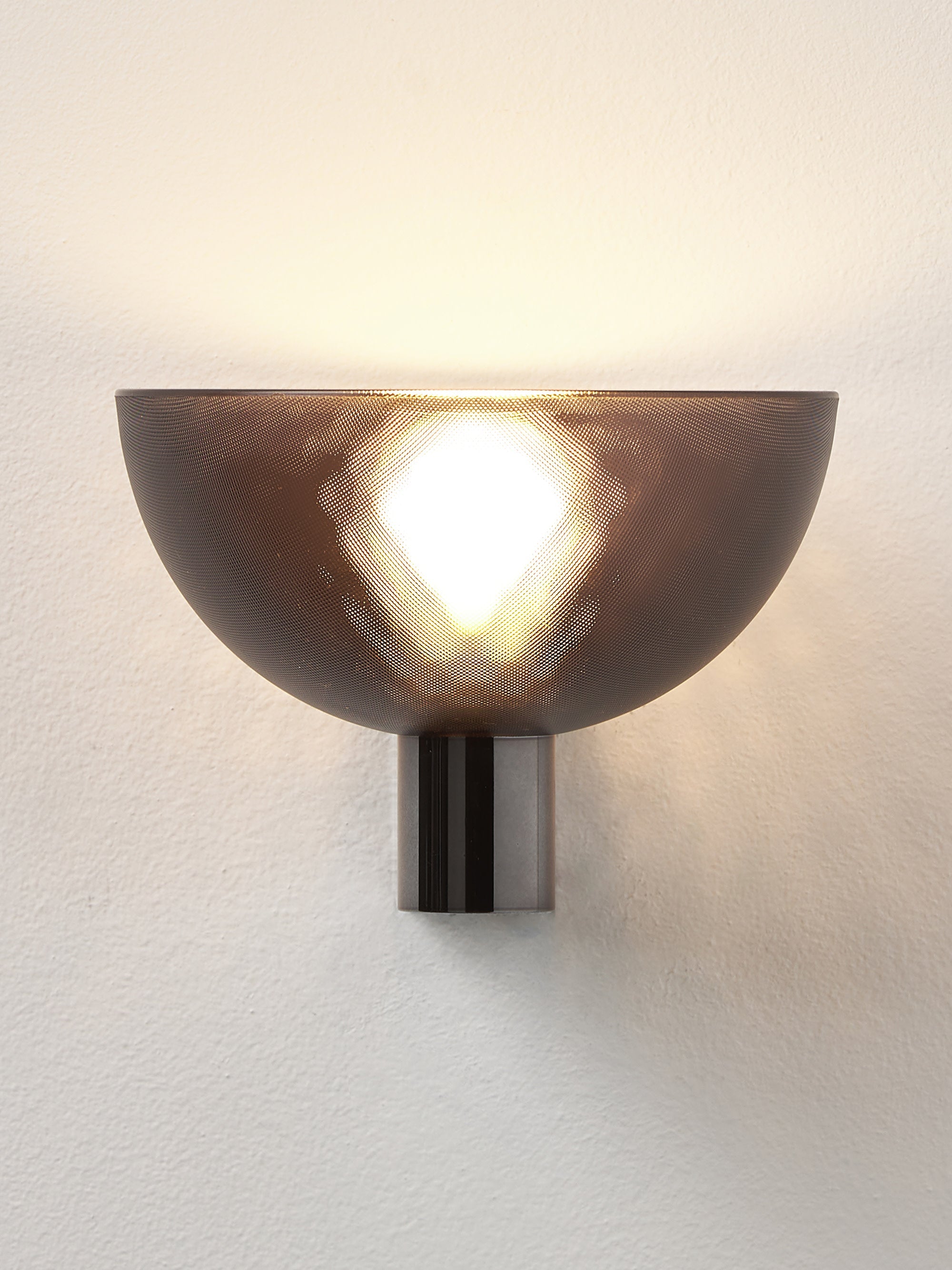 Applique murale LED Elof, intensité ajustable - Brun, argenté