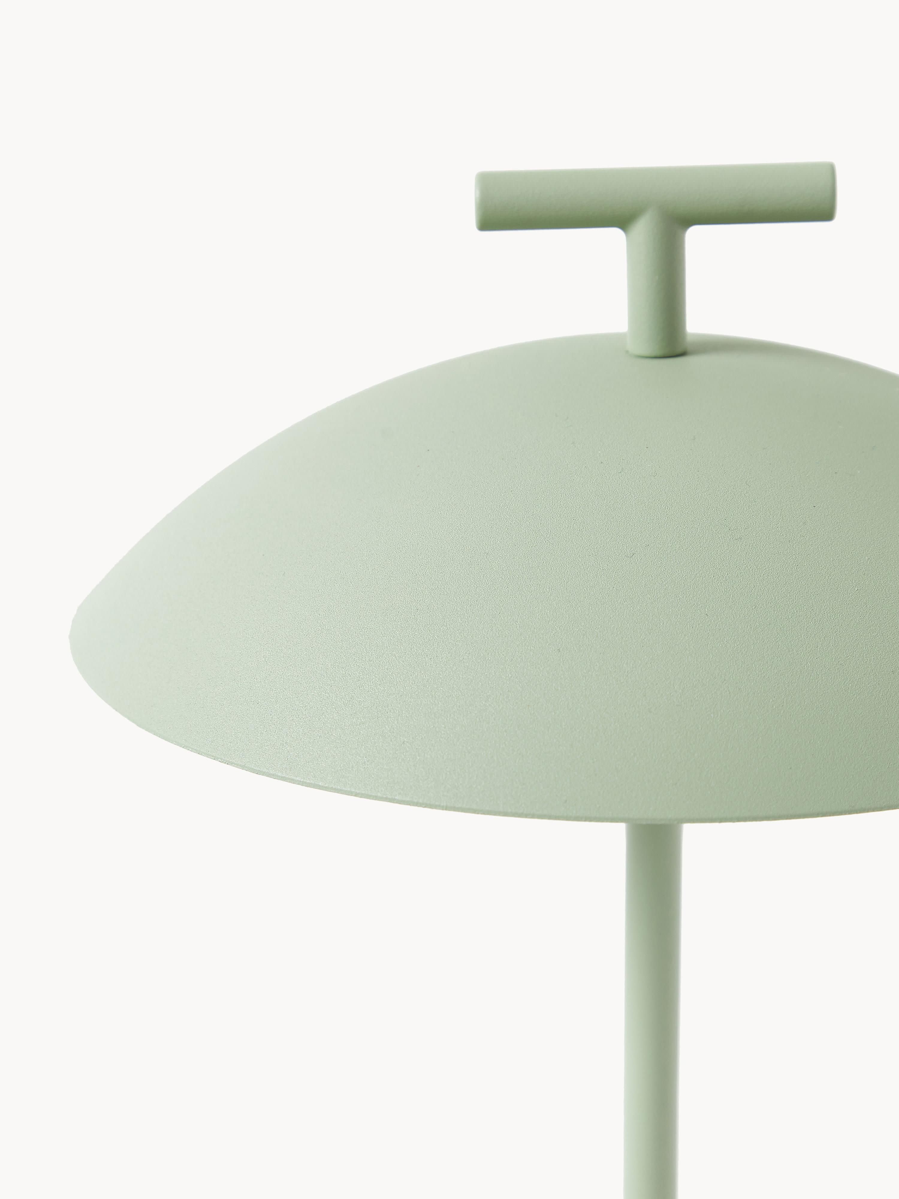 Lampe à poser LED mobile intérieure/extérieure Mini Osmund, intensité ajustable - Vert sauge