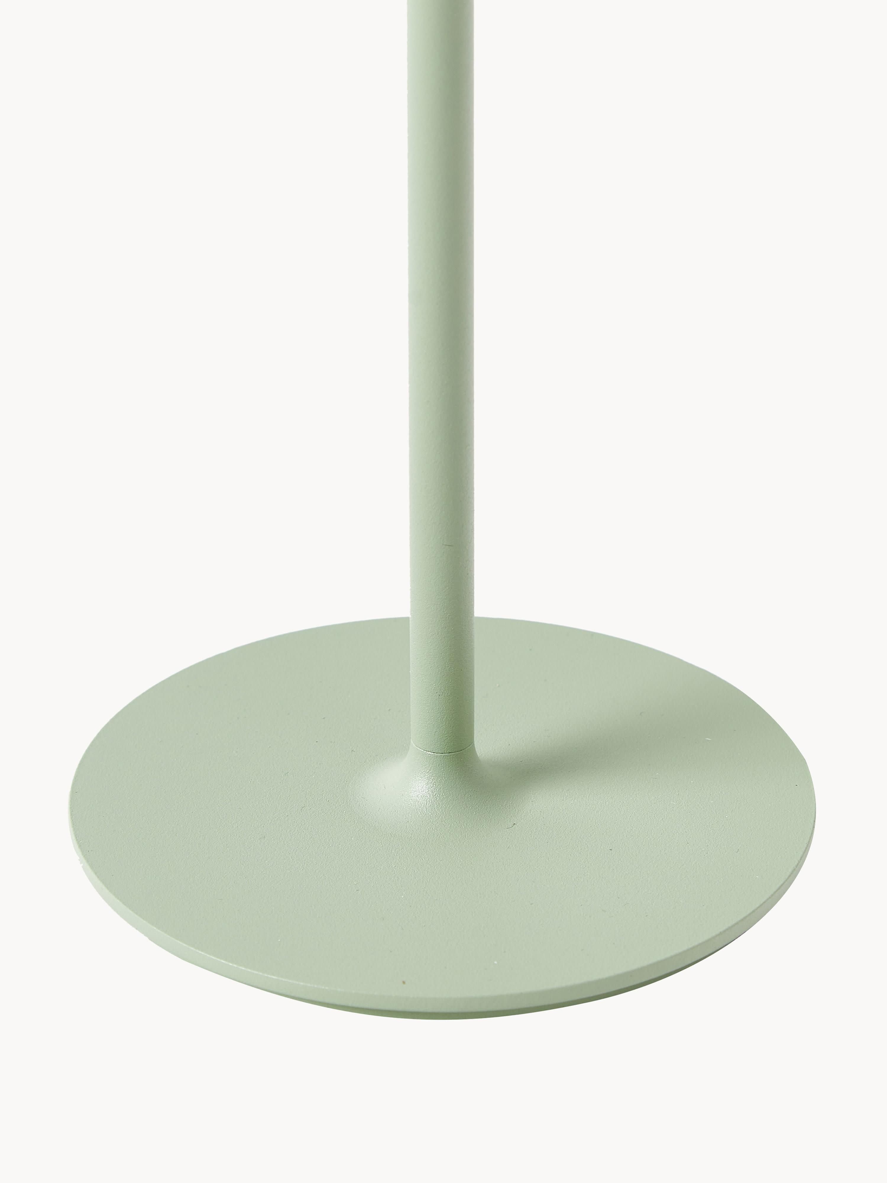 Lampe à poser LED mobile intérieure/extérieure Mini Osmund, intensité ajustable - Vert sauge