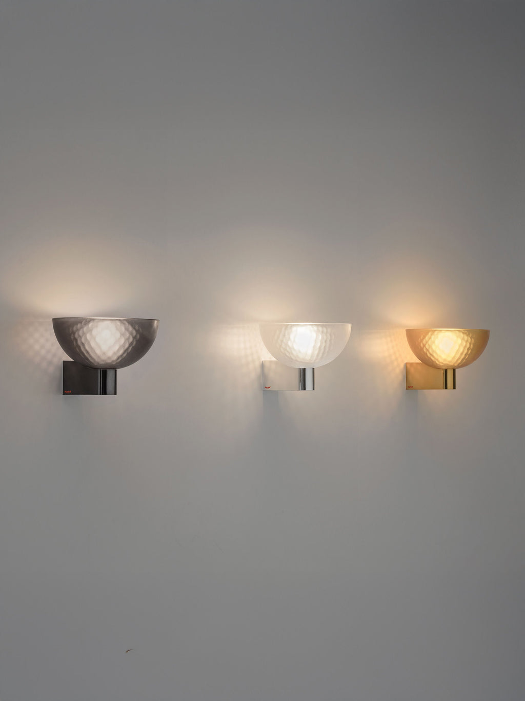 Applique murale LED Elof, intensité ajustable - Transparent, argenté