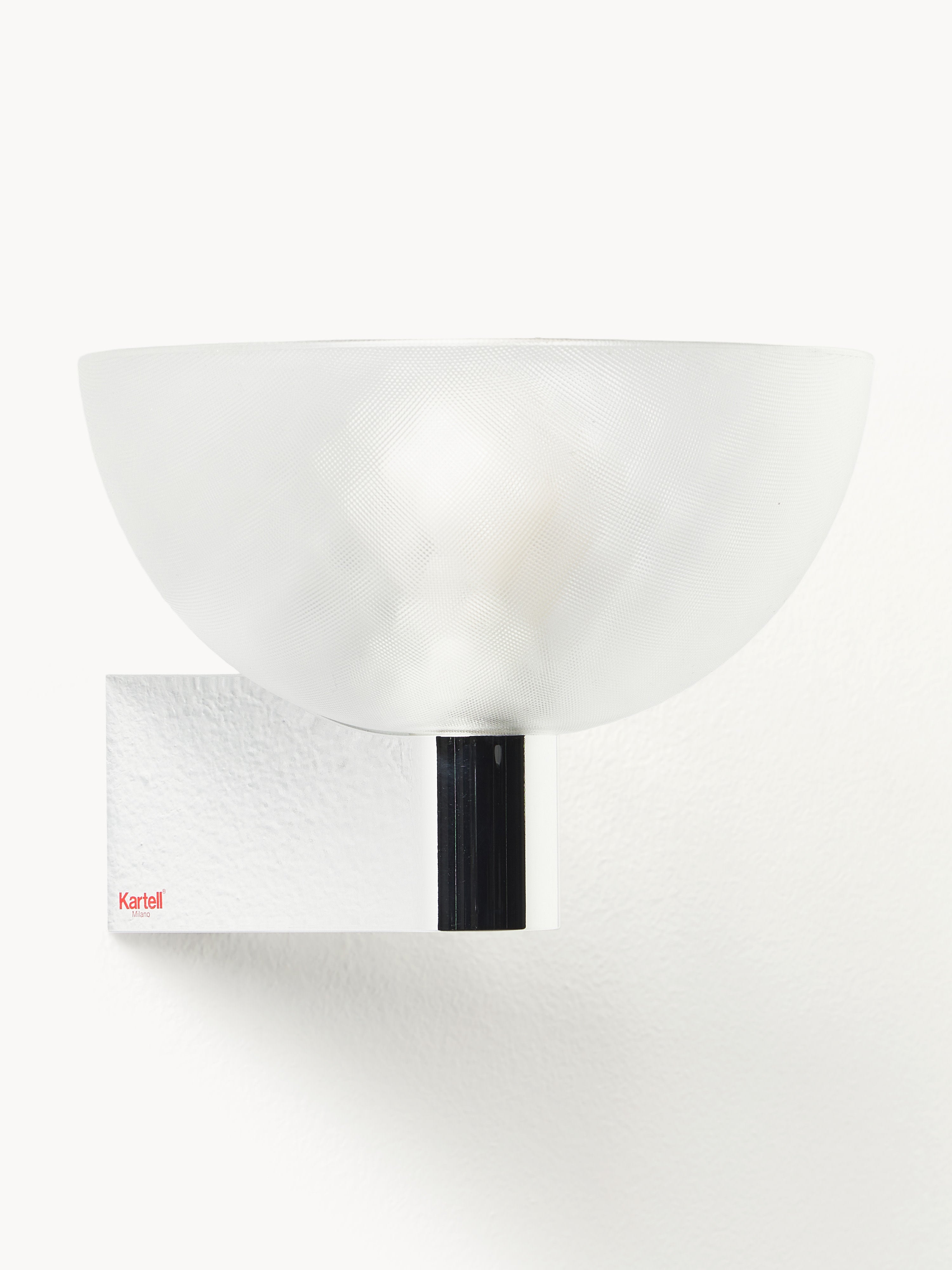 Applique murale LED Elof, intensité ajustable - Transparent, argenté