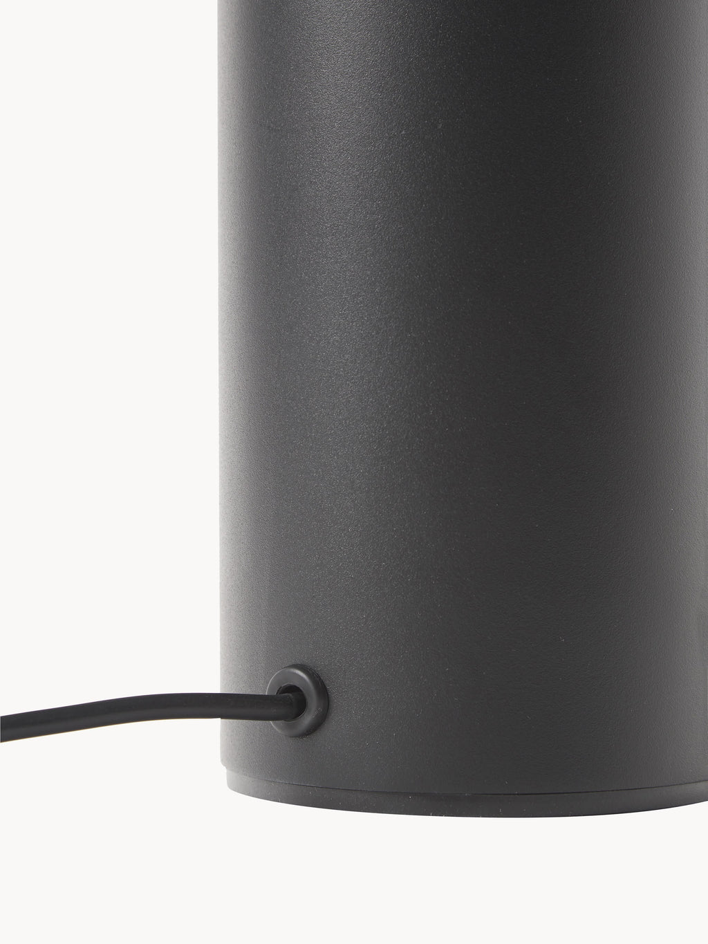 Petit lampadaire LED Osmund, intensité ajustable - Noir