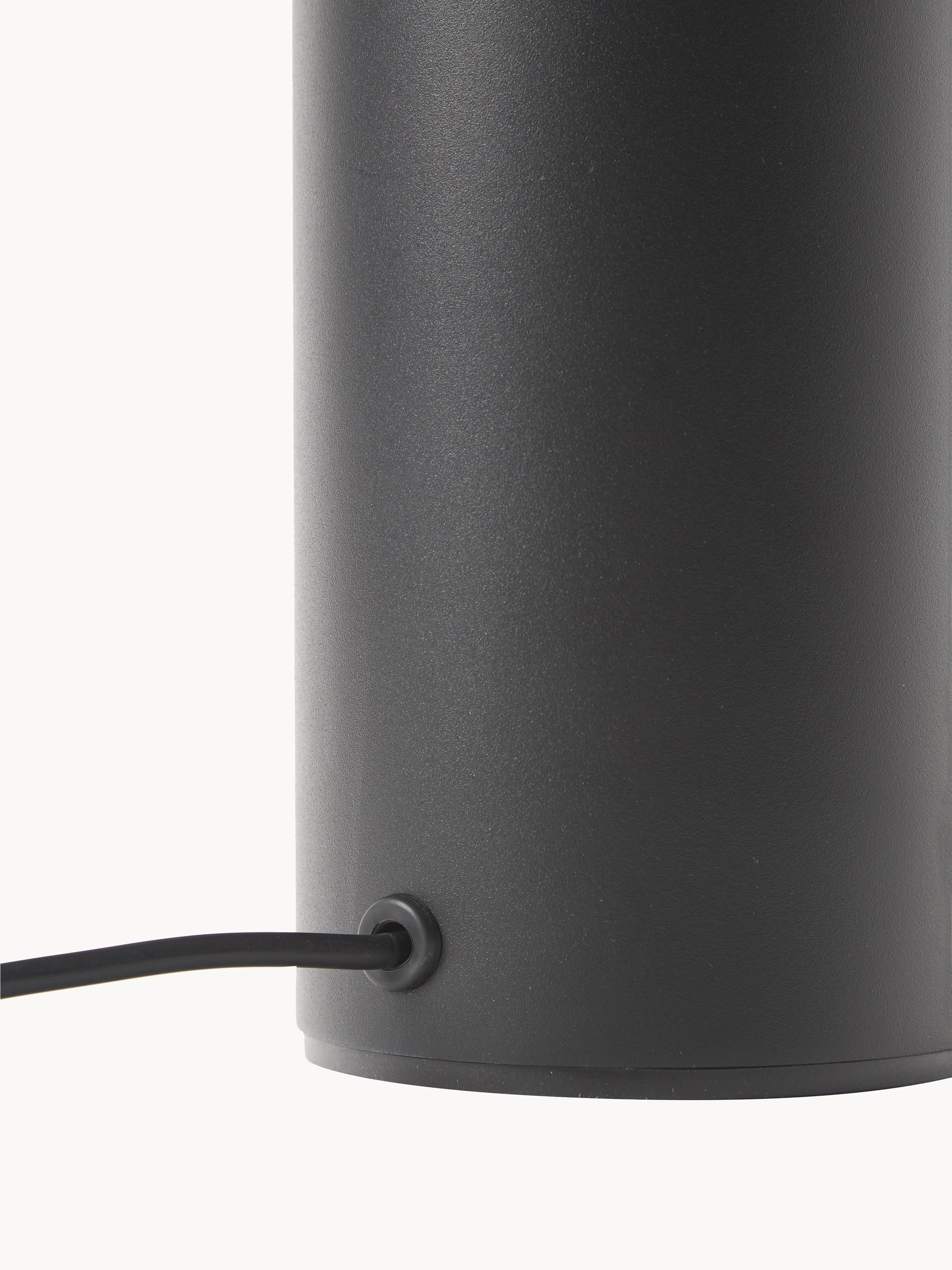 Petit lampadaire LED Osmund, intensité ajustable - Noir