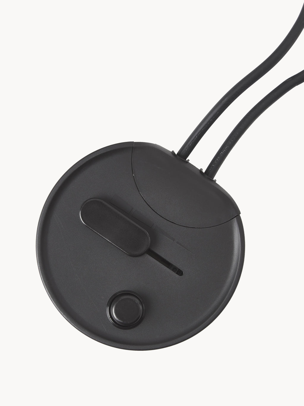 Petit lampadaire LED Osmund, intensité ajustable - Noir