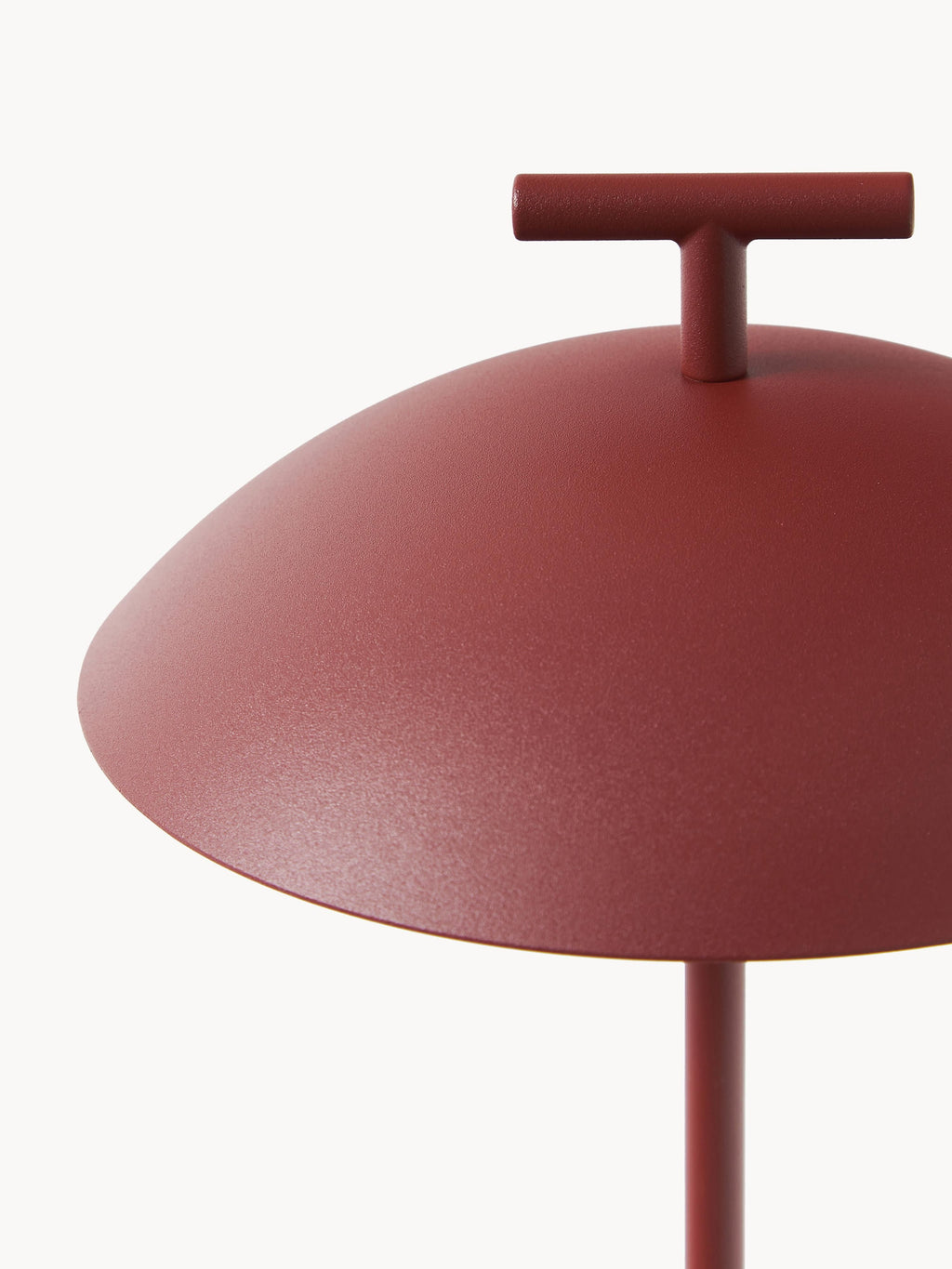 Lampe à poser LED mobile intérieure/extérieure Mini Osmund, intensité ajustable - Rouge rouille
