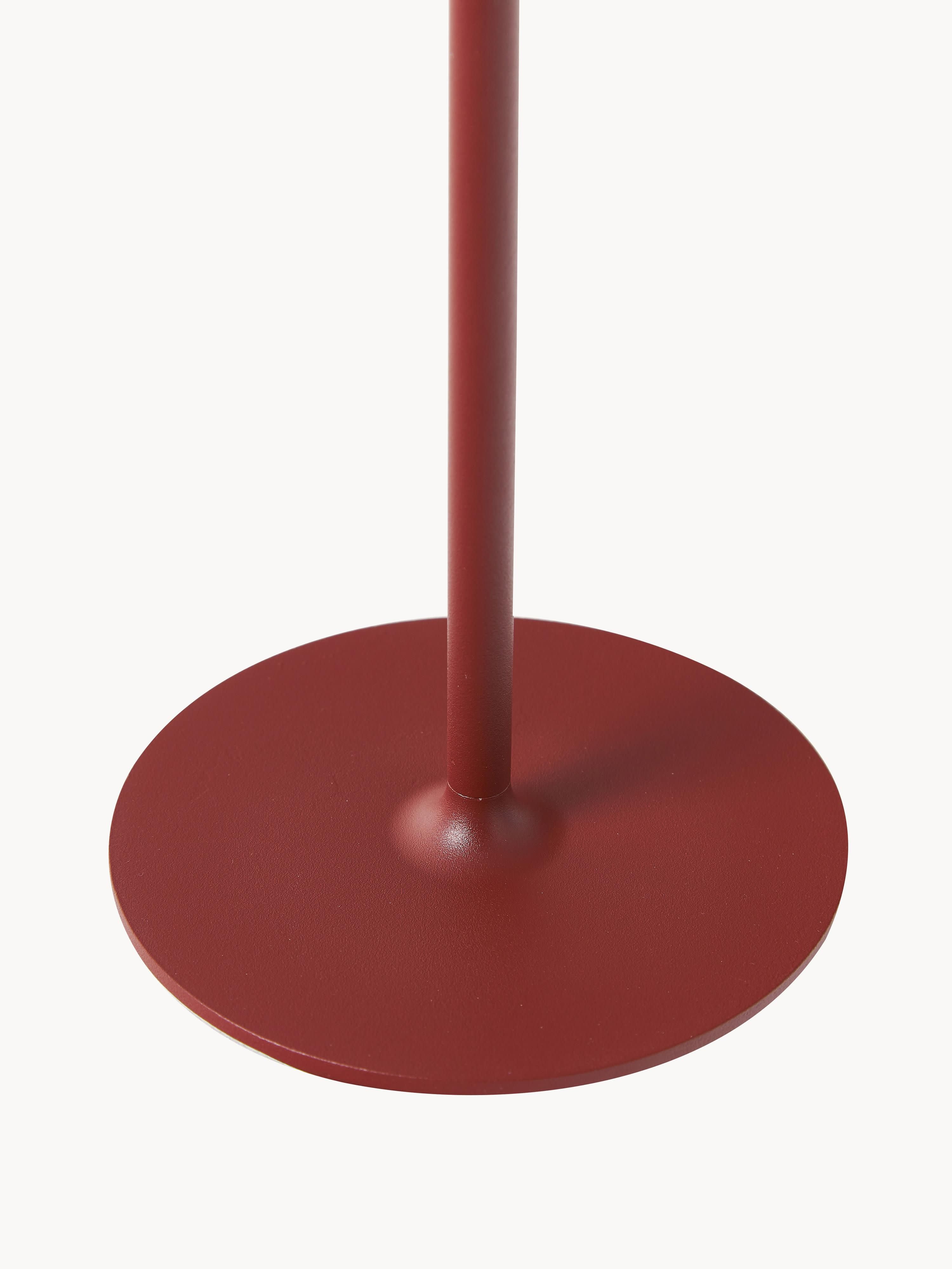 Lampe à poser LED mobile intérieure/extérieure Mini Osmund, intensité ajustable - Rouge rouille