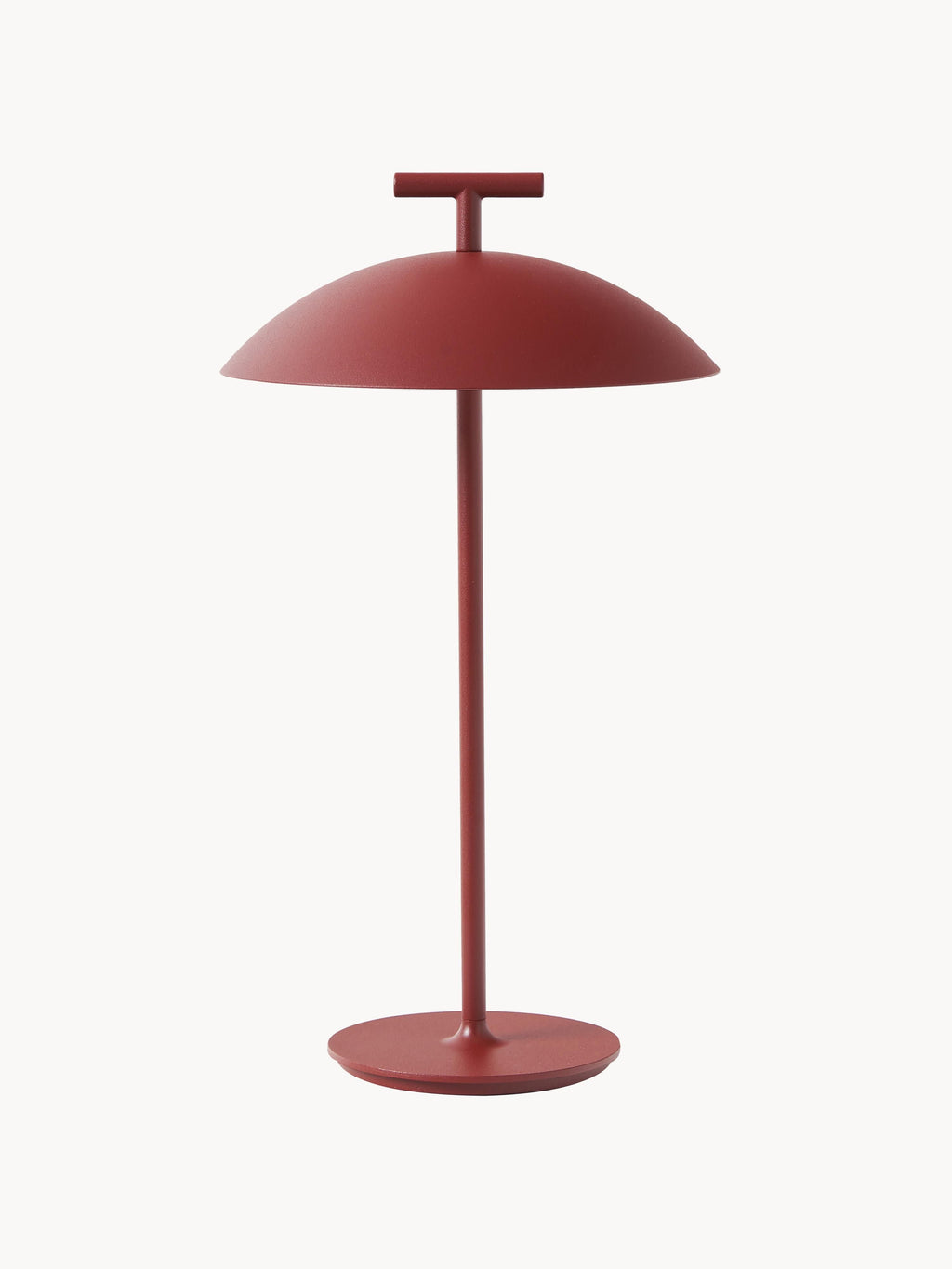 Lampe à poser LED mobile intérieure/extérieure Mini Osmund, intensité ajustable - Rouge rouille