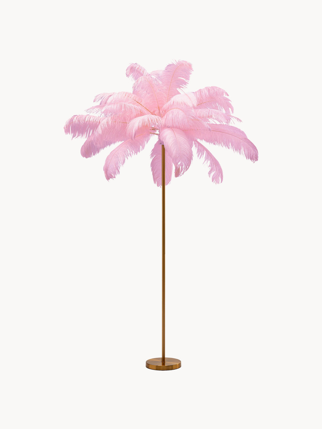 Lampadaire Jouni - Doré, rose