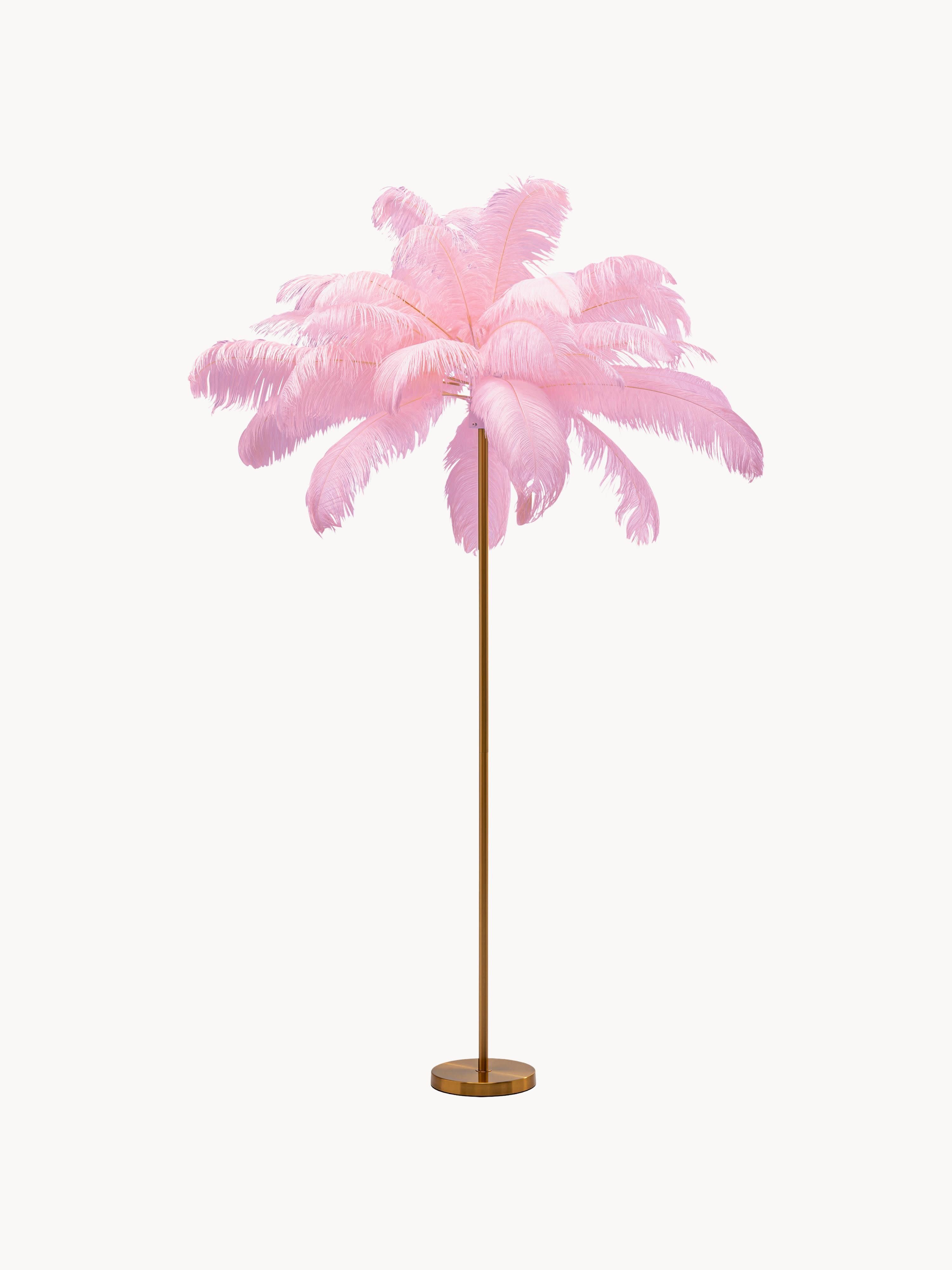 Lampadaire Jouni - Doré, rose