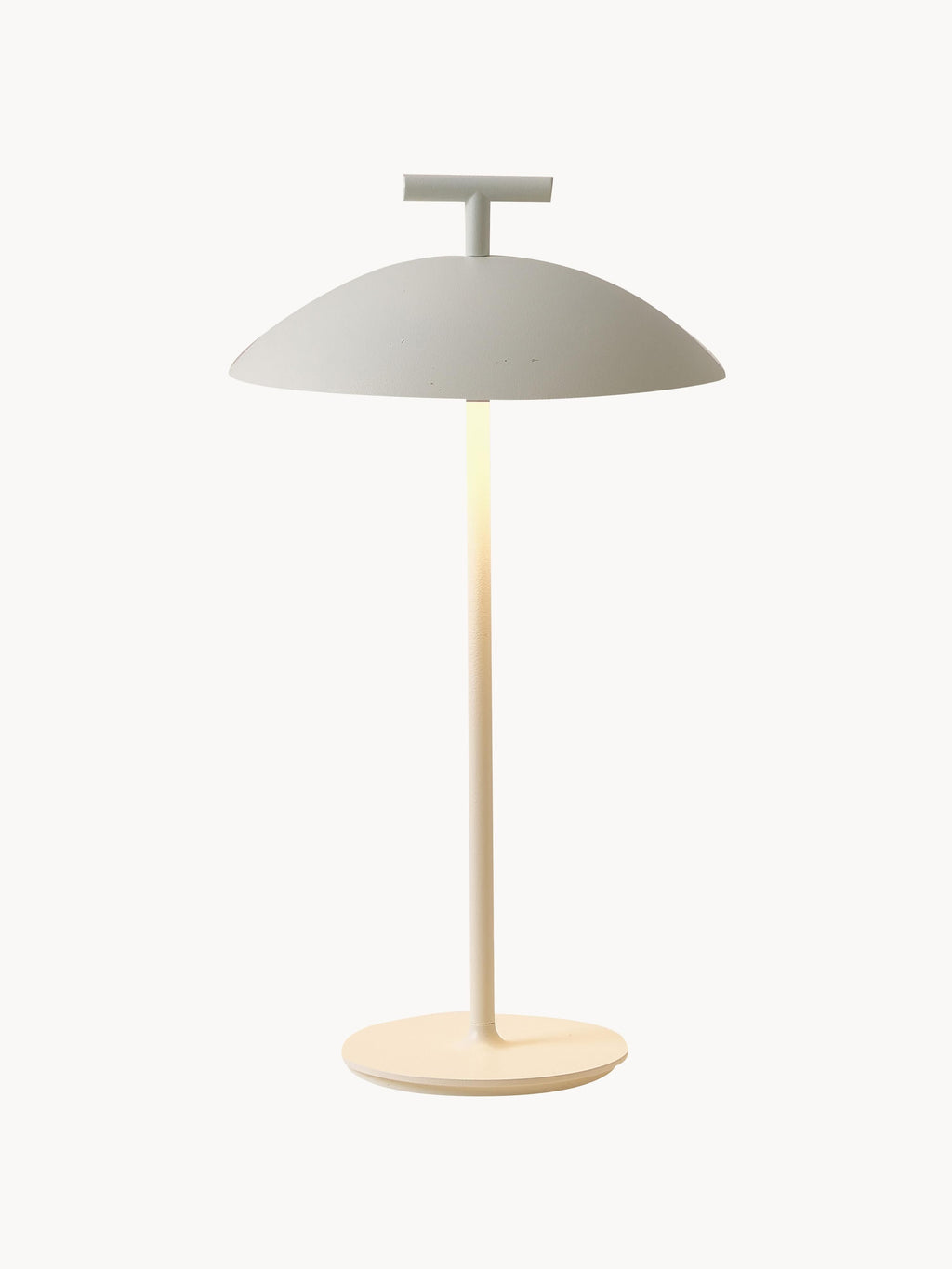 Lampe à poser LED mobile intérieure/extérieure Mini Osmund, intensité ajustable - Blanc