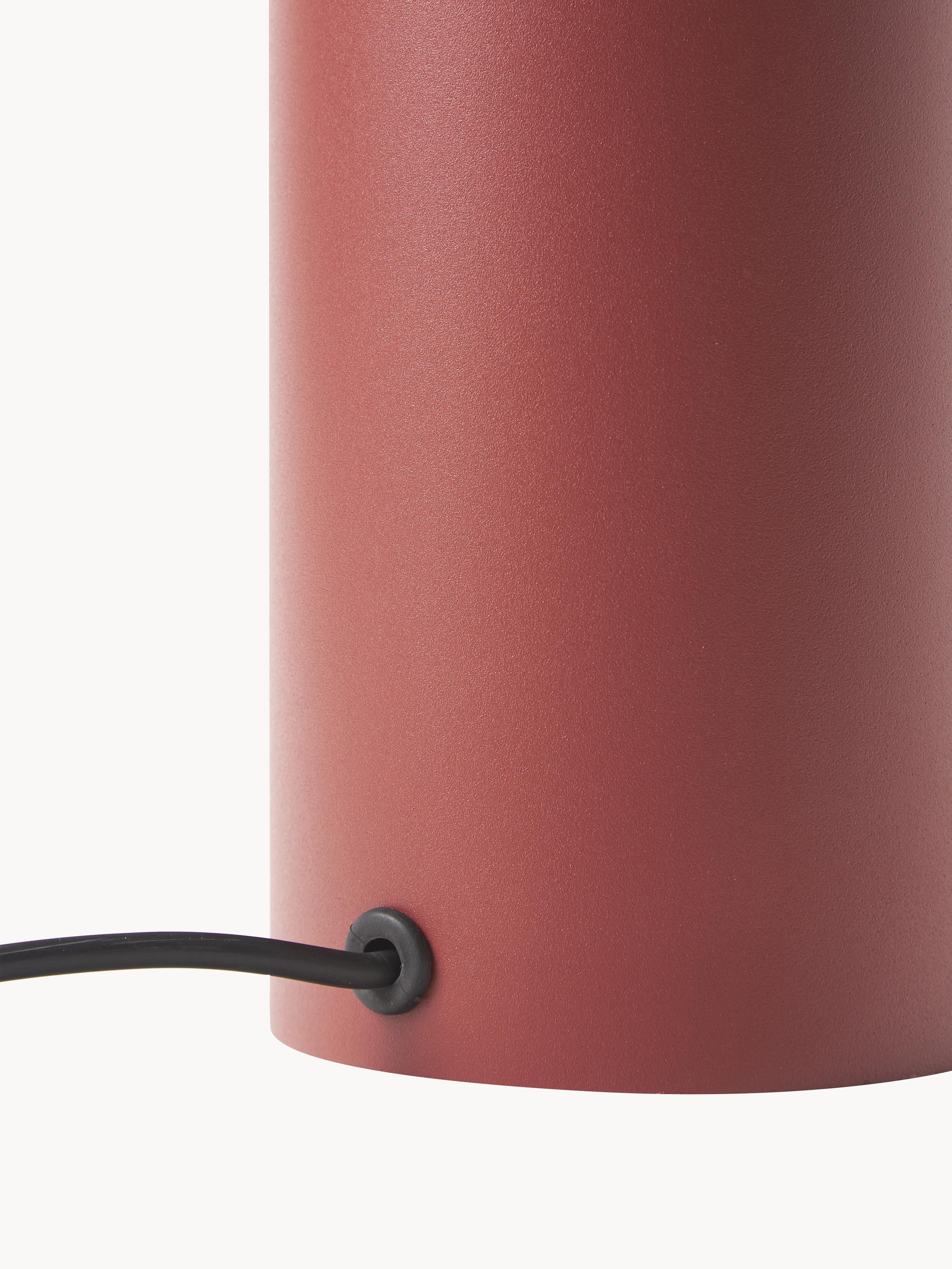Petit lampadaire LED Osmund, intensité ajustable - Rouge rouille