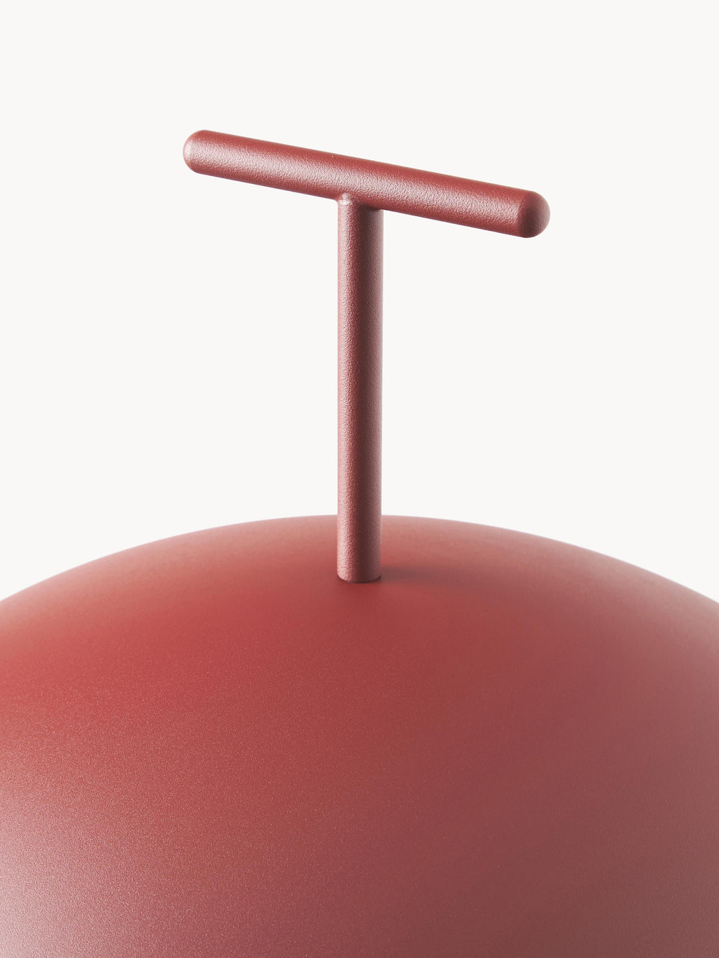 Petit lampadaire LED Osmund, intensité ajustable - Rouge rouille