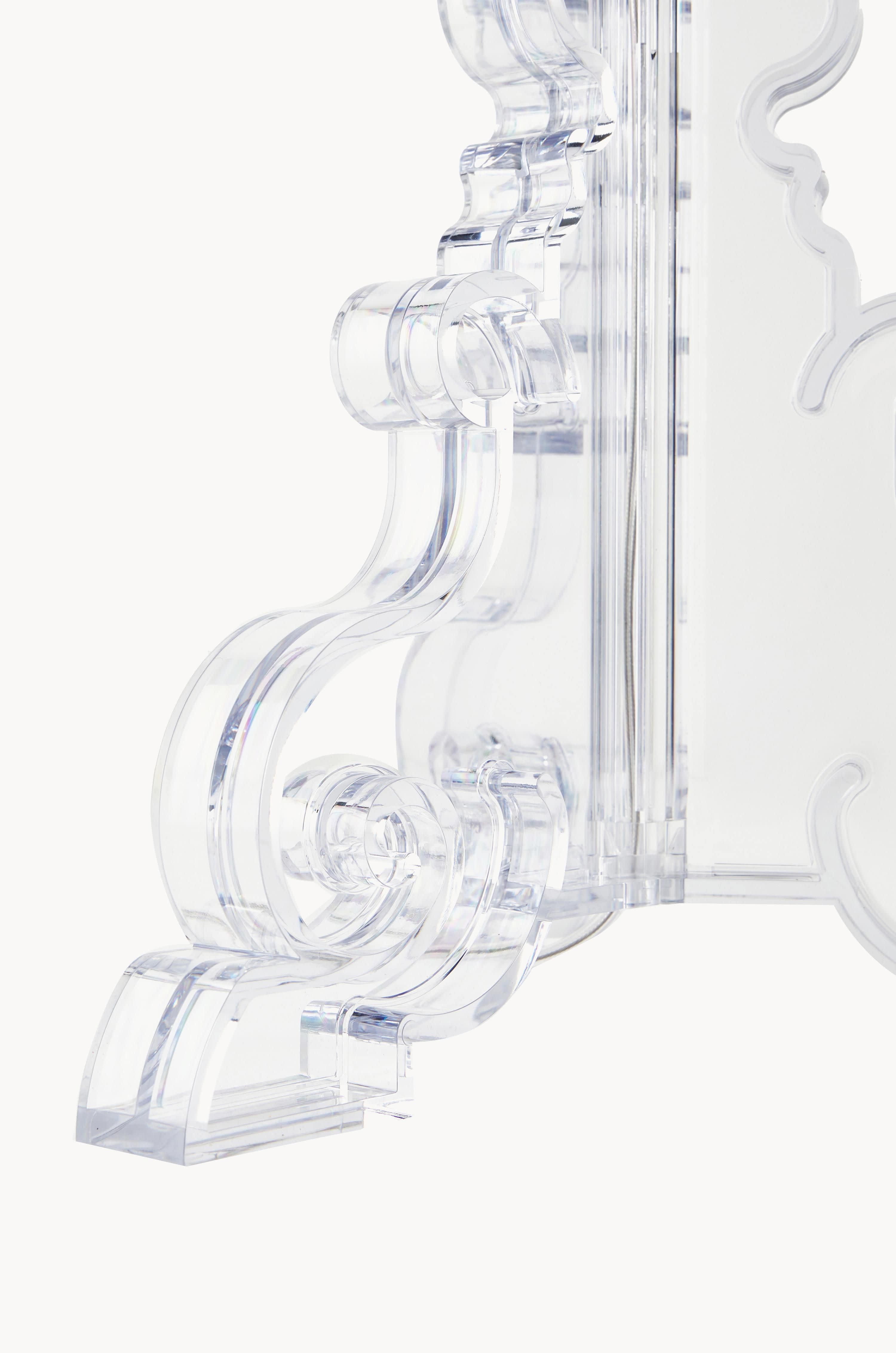 Grande lampe à poser LED Torbjorn, intensité ajustable - Transparent