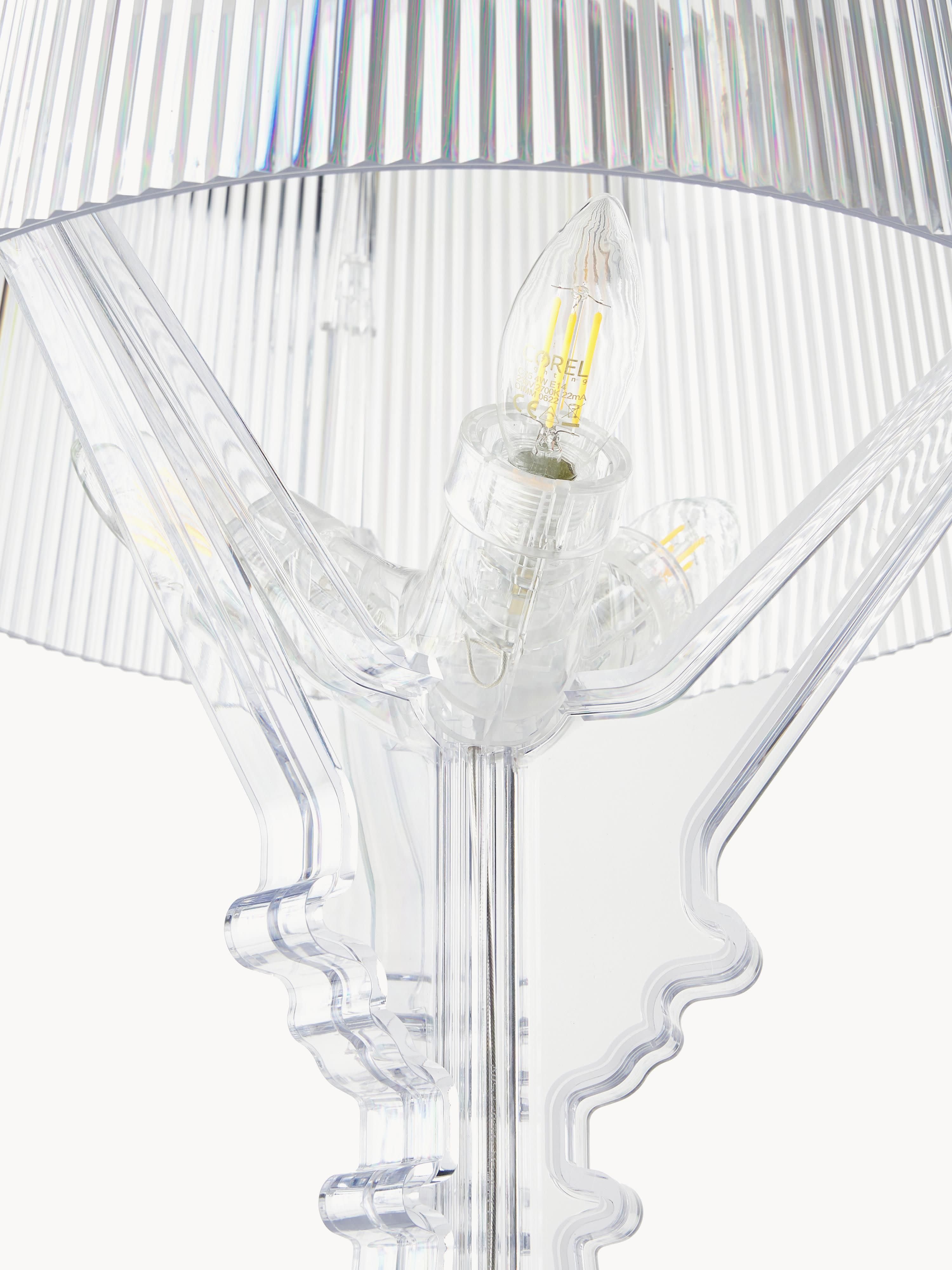 Grande lampe à poser LED Torbjorn, intensité ajustable - Transparent