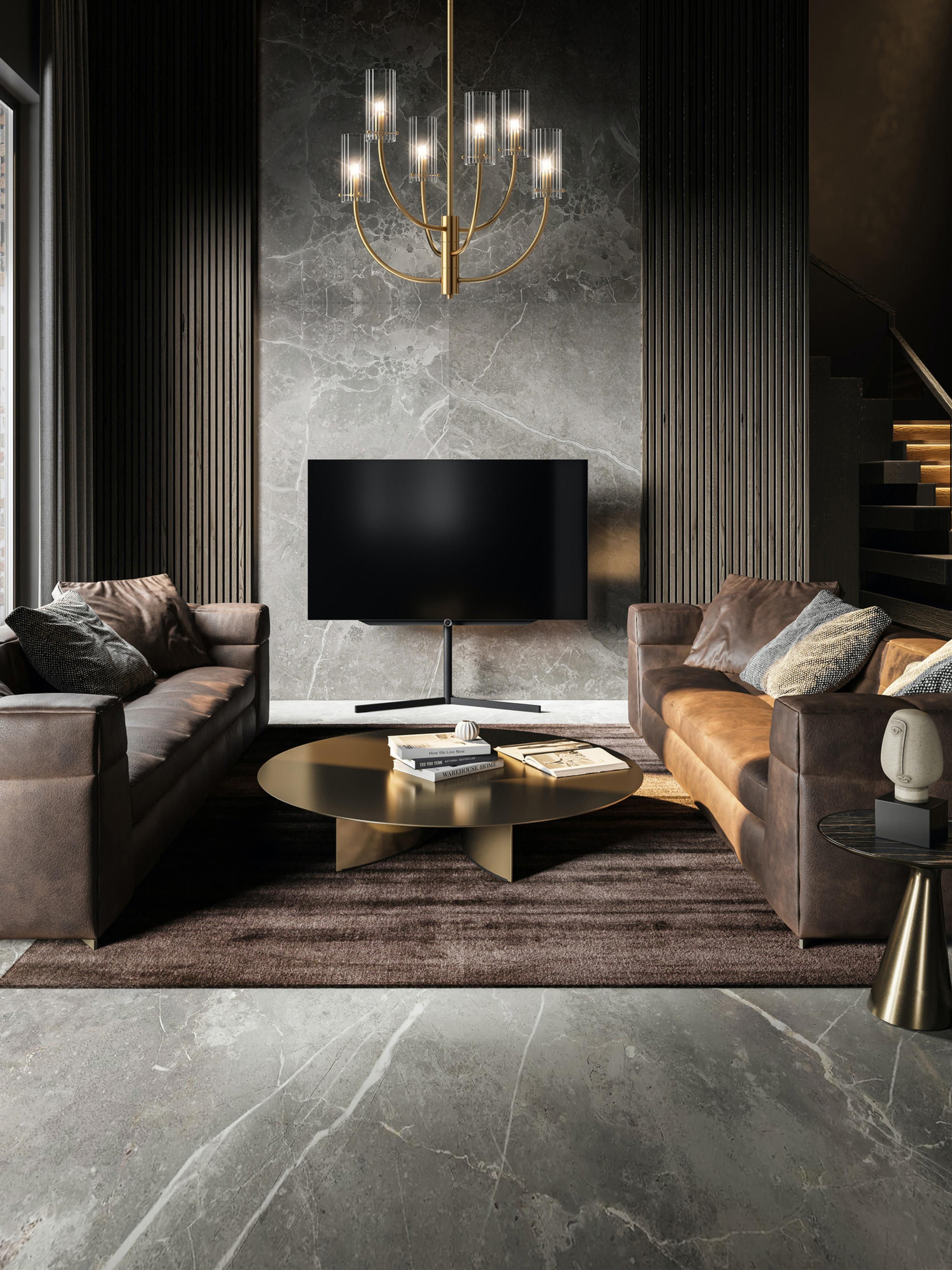 Lustre Kaino - Doré, transparent