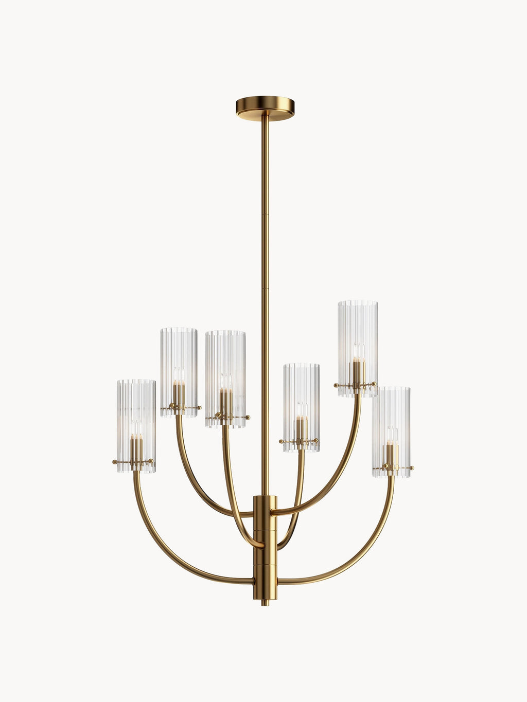 Lustre Kaino - Doré, transparent