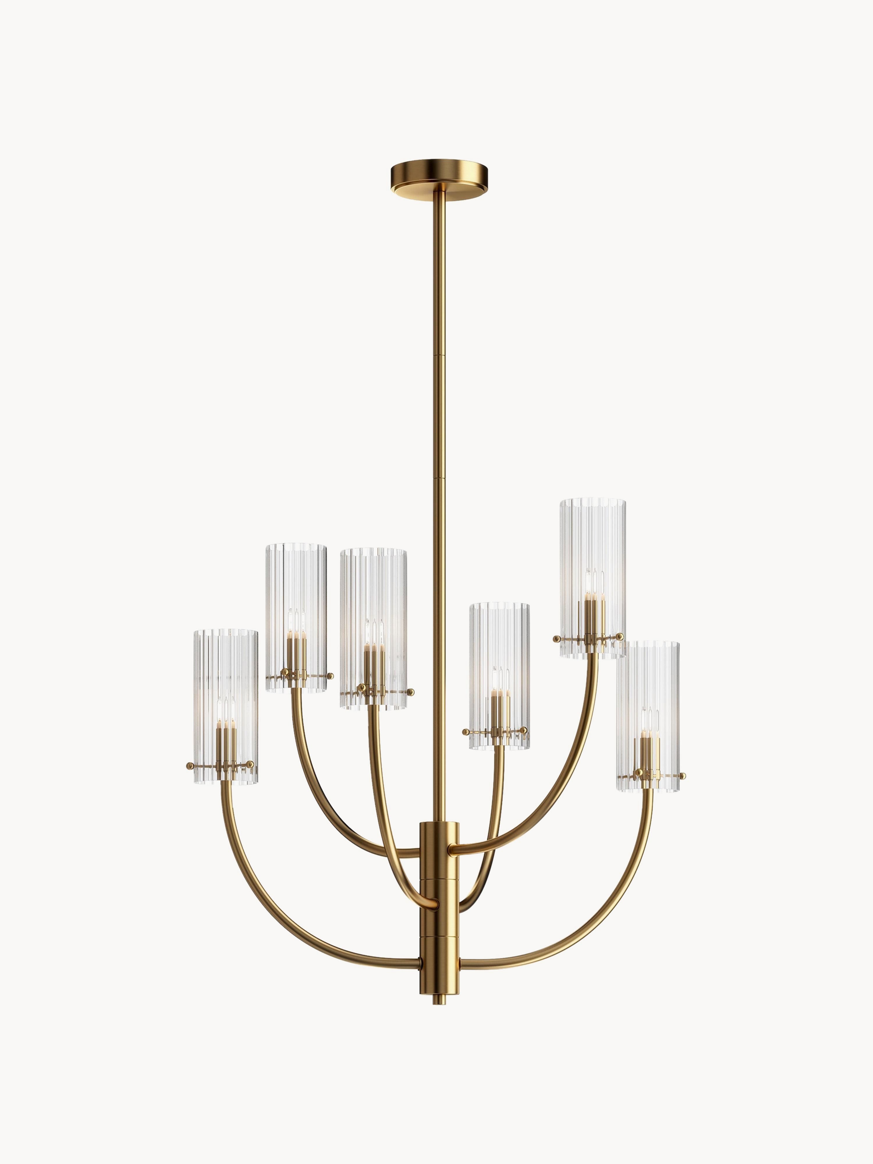 Lustre Kaino - Doré, transparent