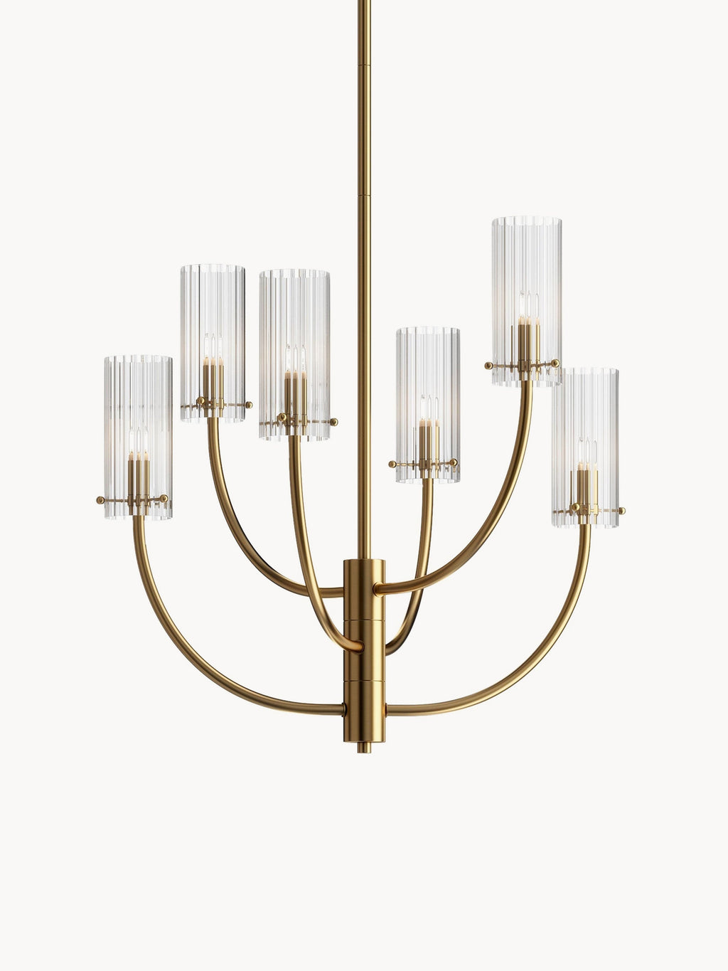 Lustre Kaino - Doré, transparent