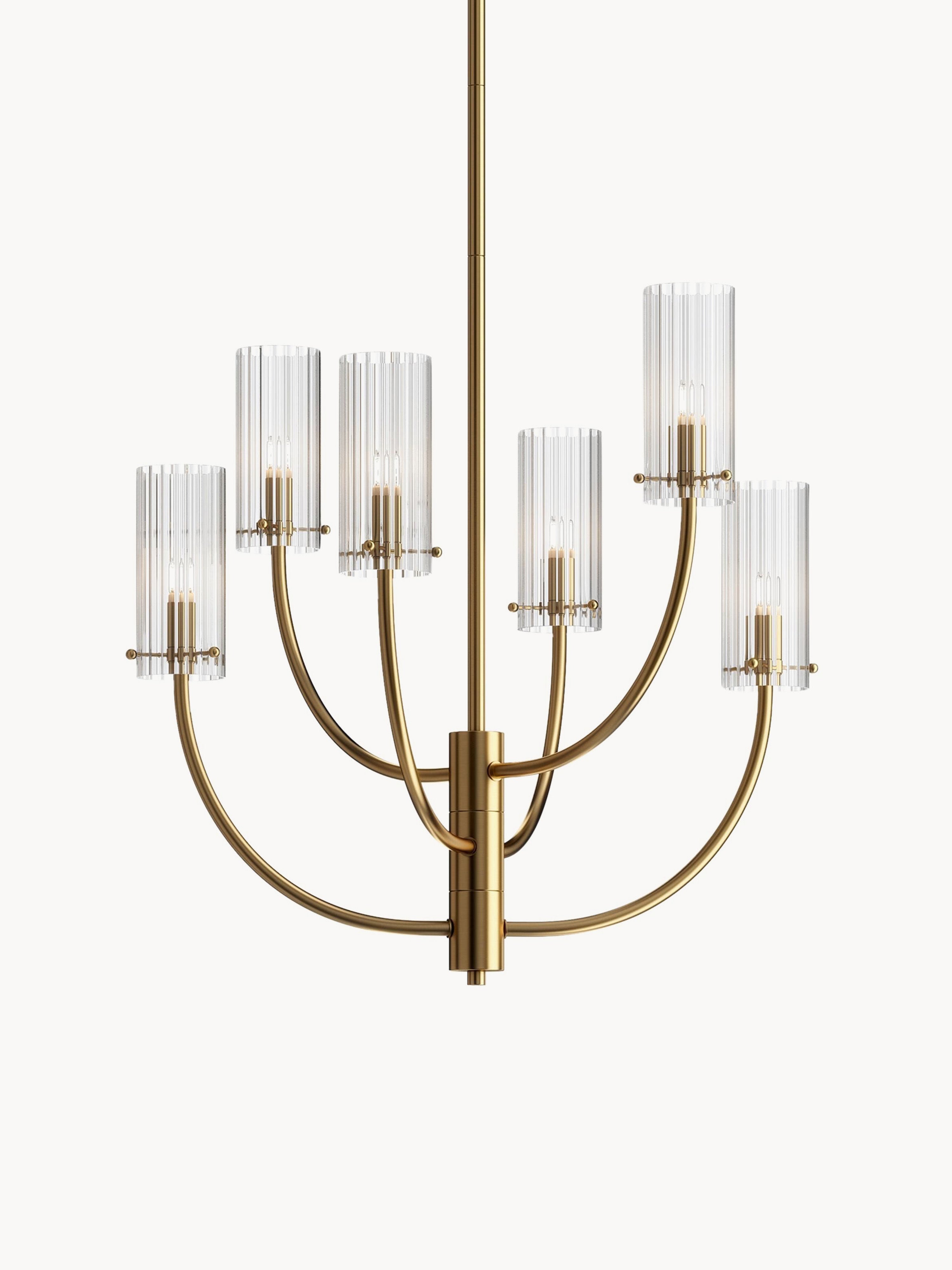 Lustre Kaino - Doré, transparent