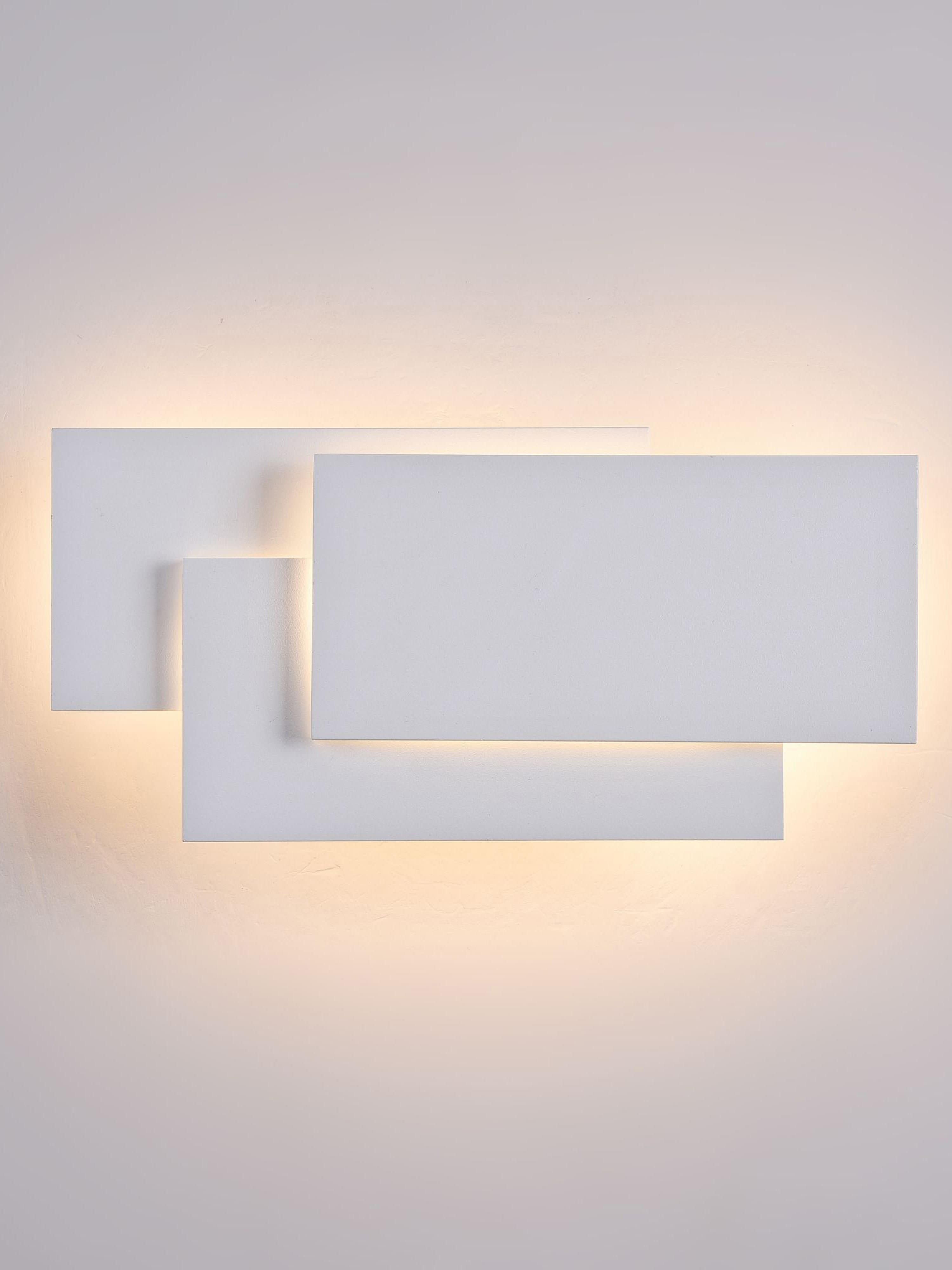 Applique murale LED moderne Roan - Blanc cassé