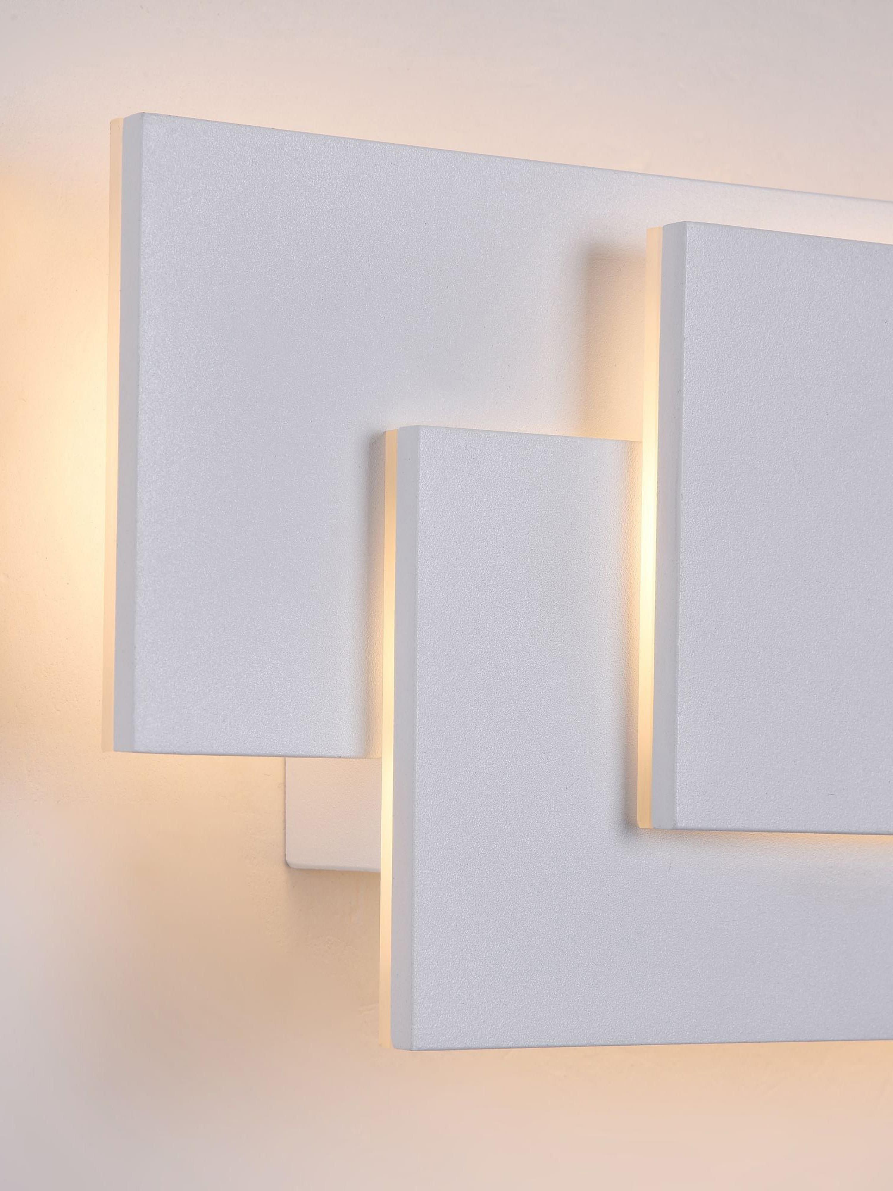 Applique murale LED moderne Roan - Blanc cassé