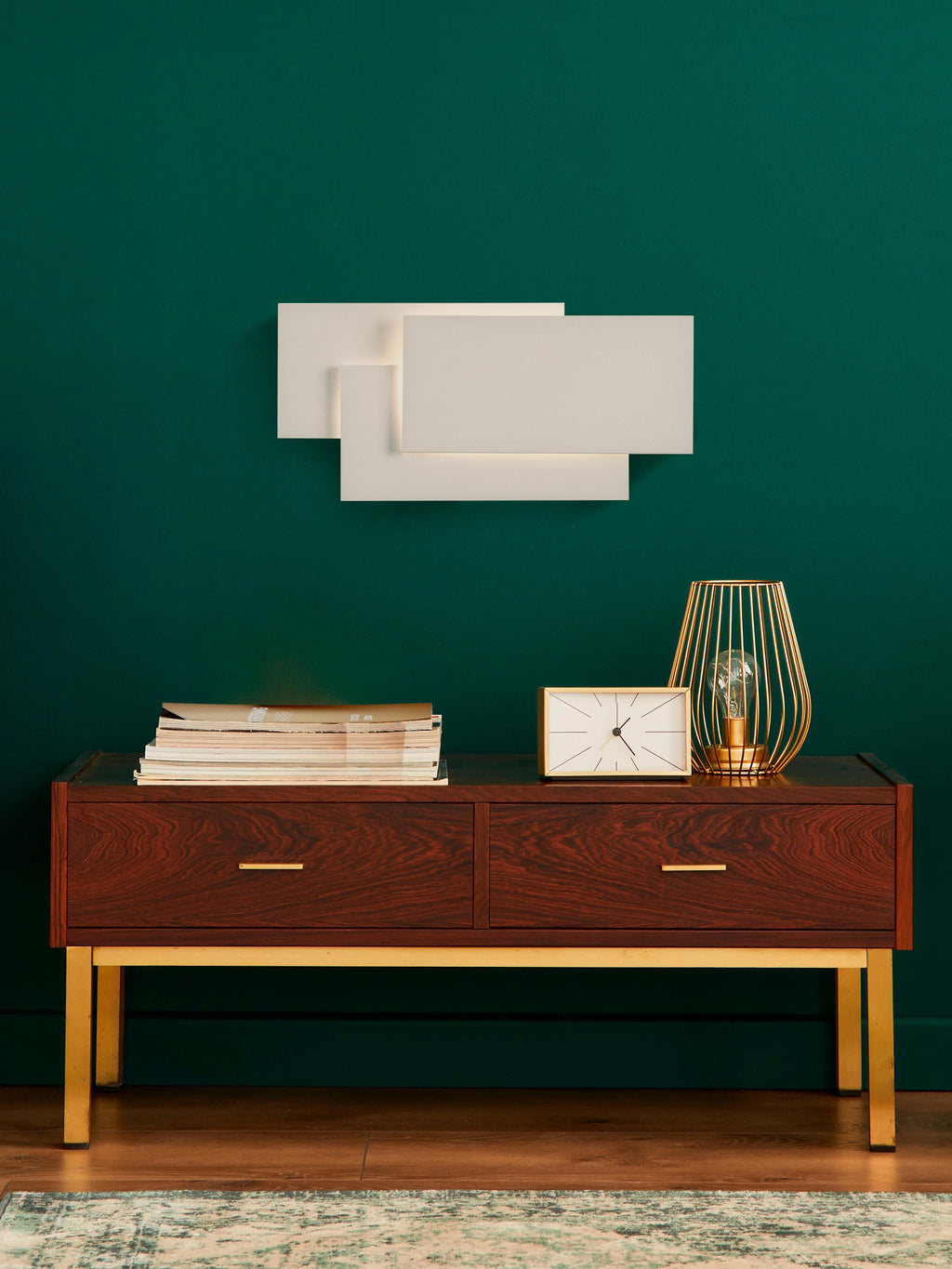 Applique murale LED moderne Roan - Blanc cassé