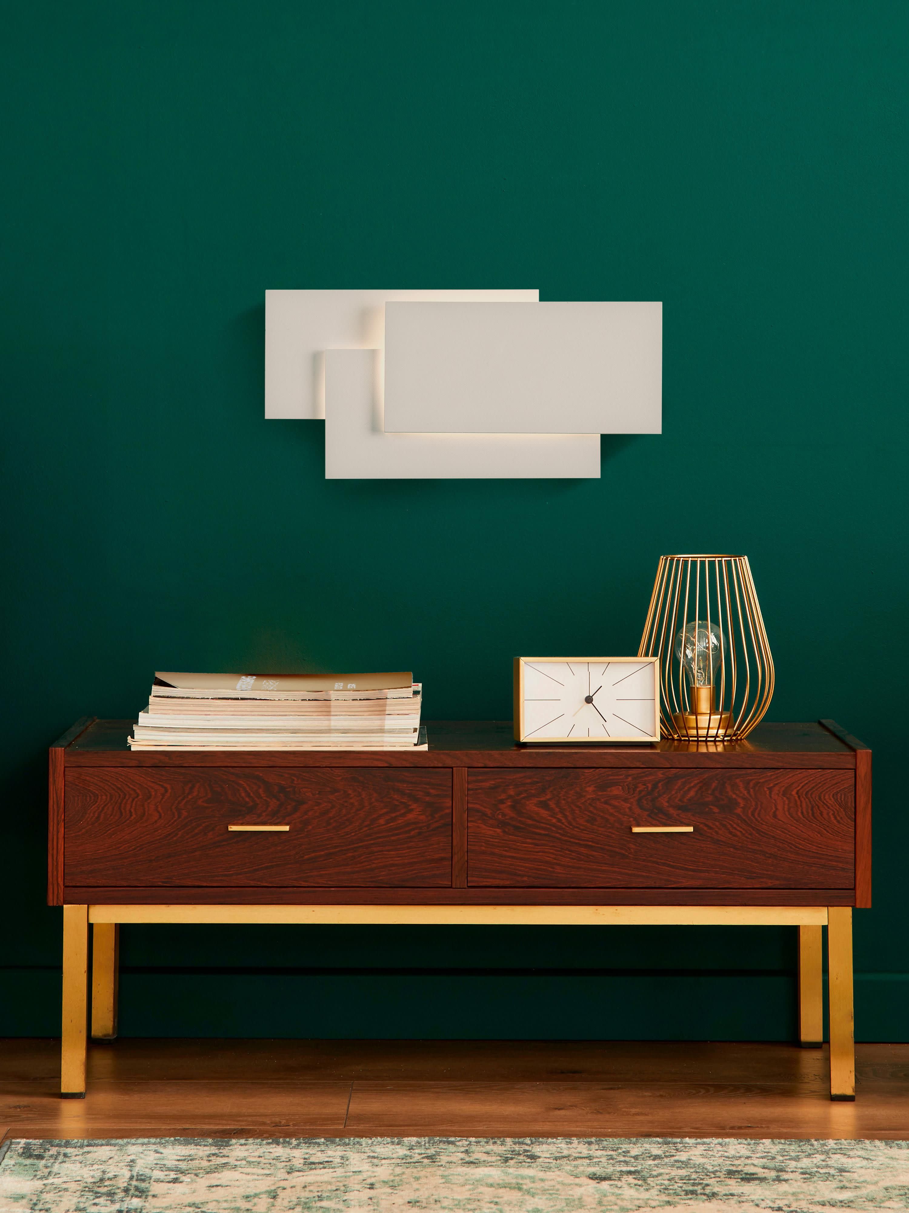Applique murale LED moderne Roan - Blanc cassé