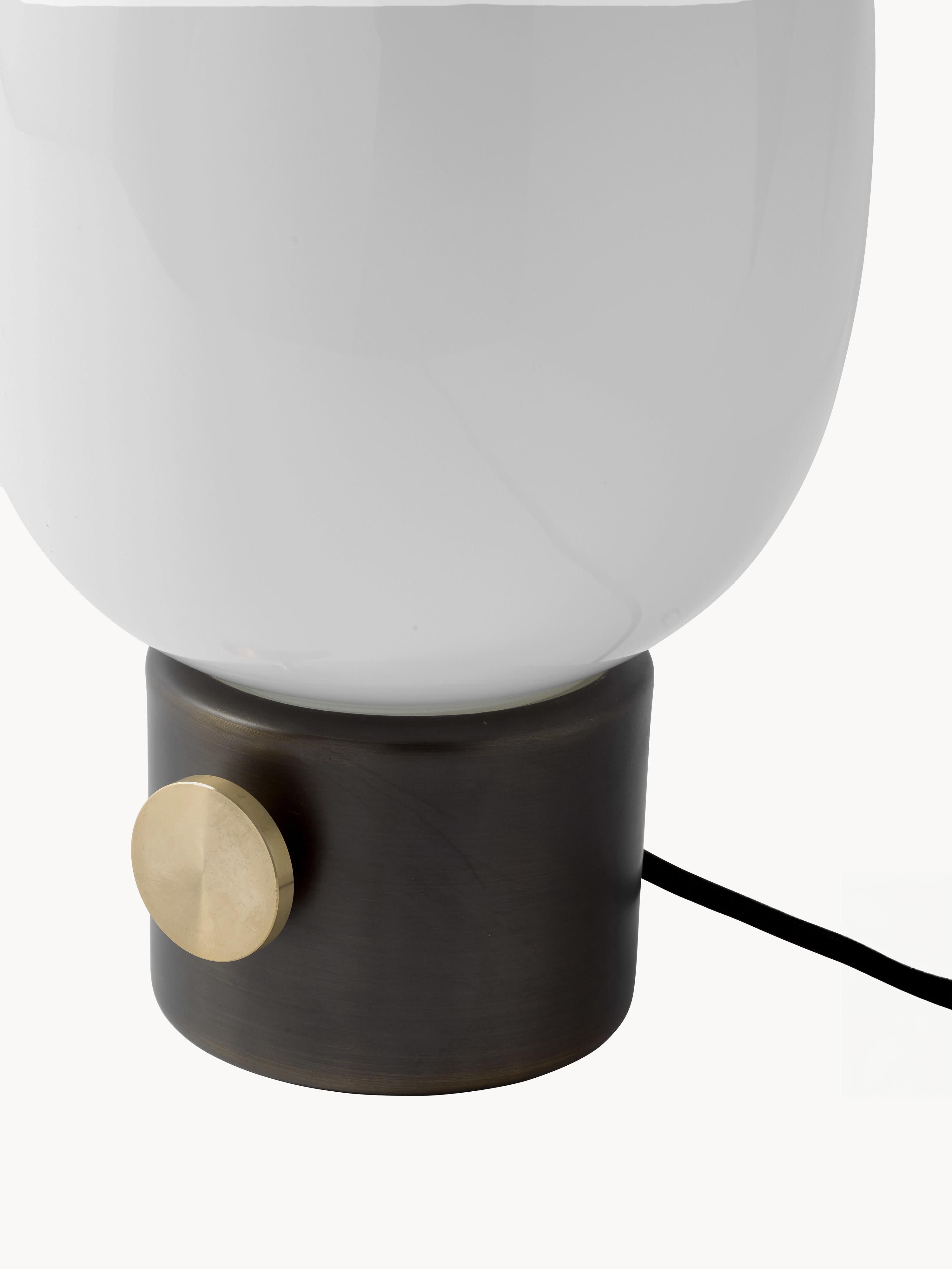 Lampe à poser avec port Hamish, intensité ajustable - Blanc, taupe, doré