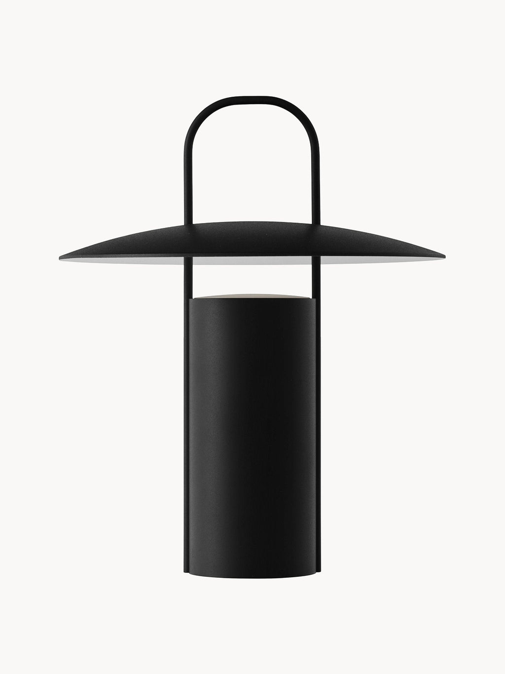 Lampe à poser LED avec port Haagen, intensité ajustable - Noir