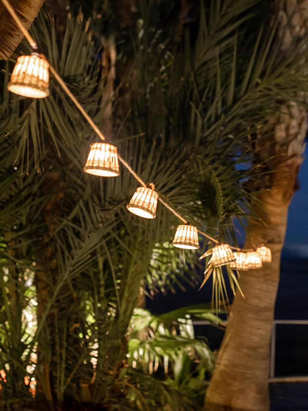 Guirlande lumineuse LED artisanale Corfitz, 800 cm - Tons bruns, beige clair