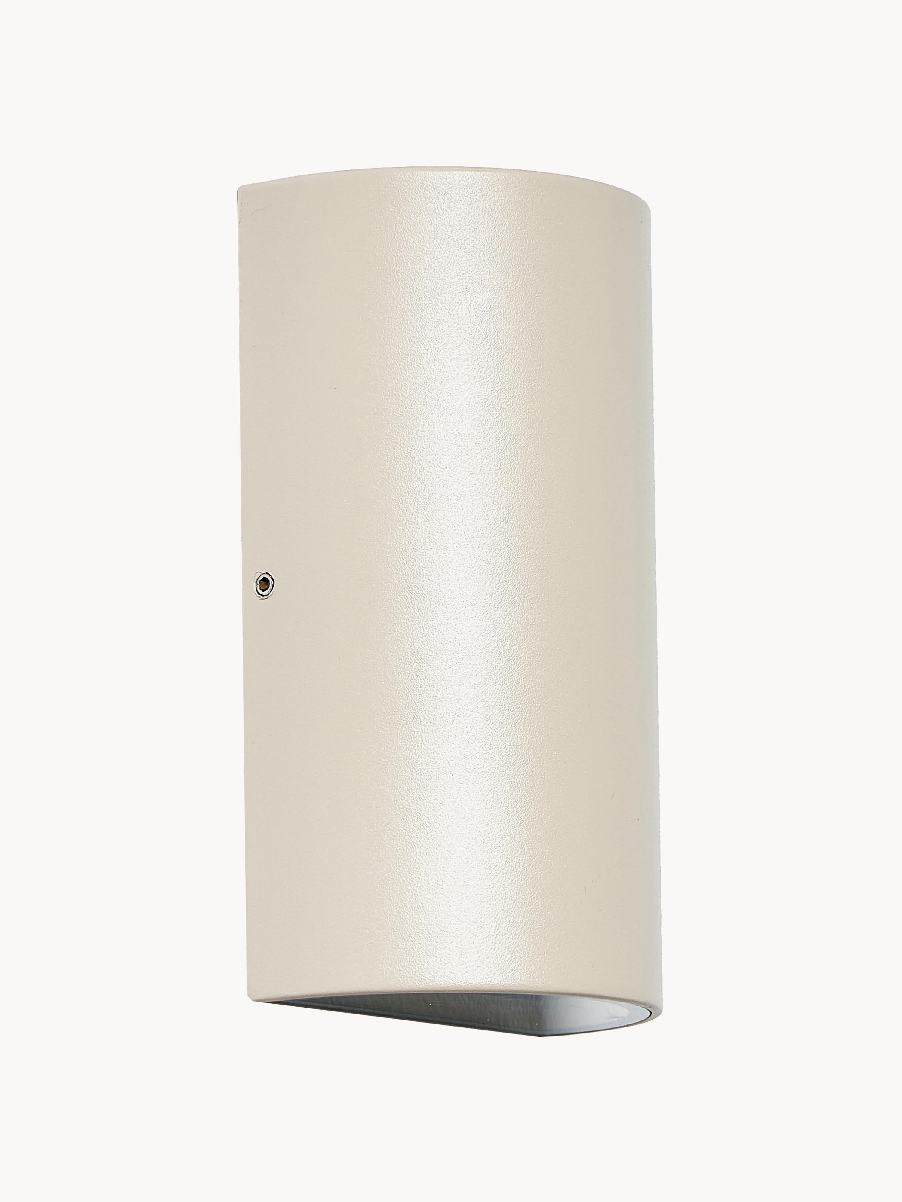 Applique murale d'extérieur Caden - Abat-jour : beige
Disque tamiseur : transparent