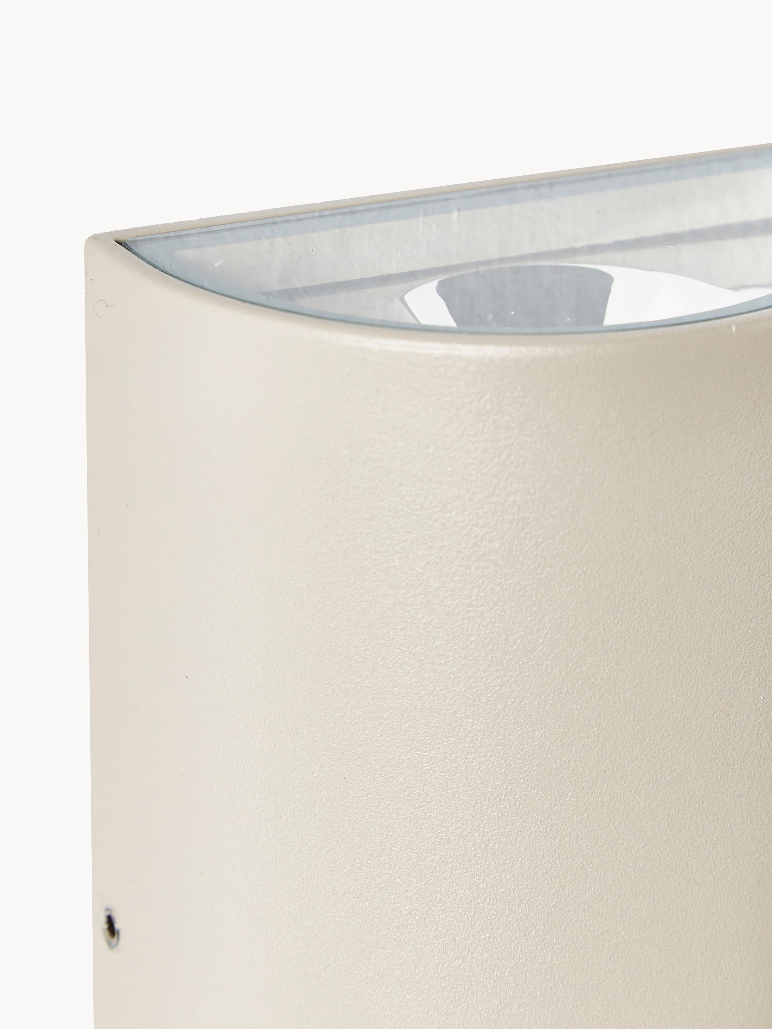 Applique murale d'extérieur Caden - Abat-jour : beige
Disque tamiseur : transparent