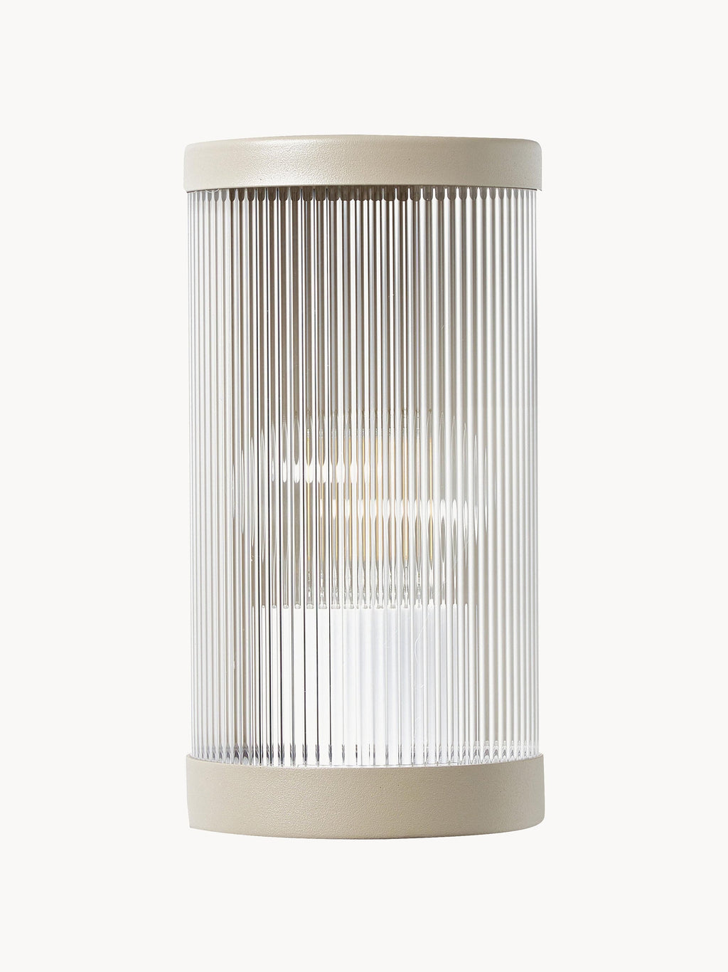 Applique murale d'extérieur Reino - Corps de lampe : beige
Abat-jour : transparent