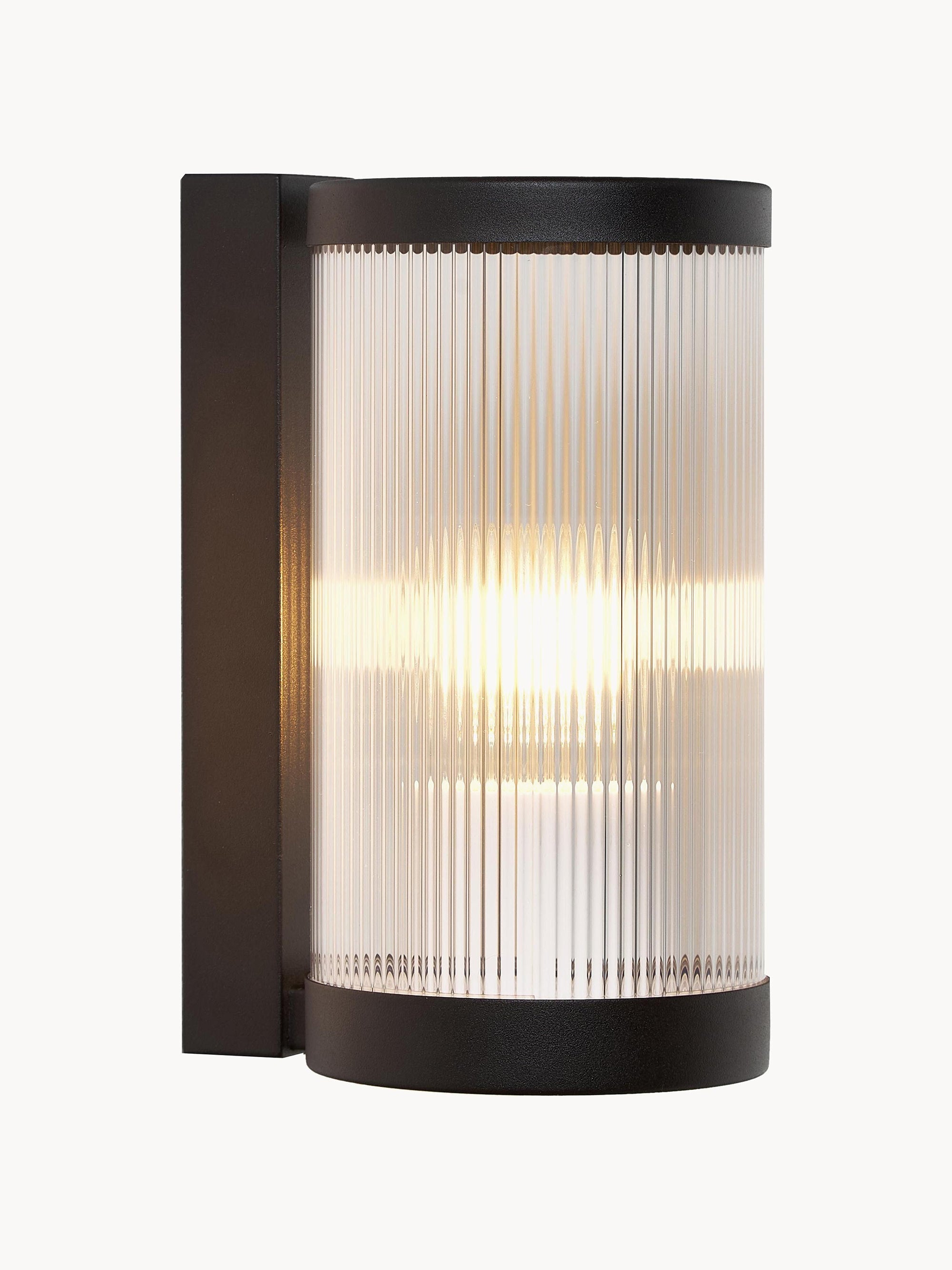 Applique murale d'extérieur Reino - Corps de lampe : noir
Abat-jour : transparent