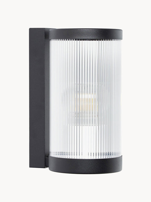 Applique murale d'extérieur Reino - Corps de lampe : noir
Abat-jour : transparent
