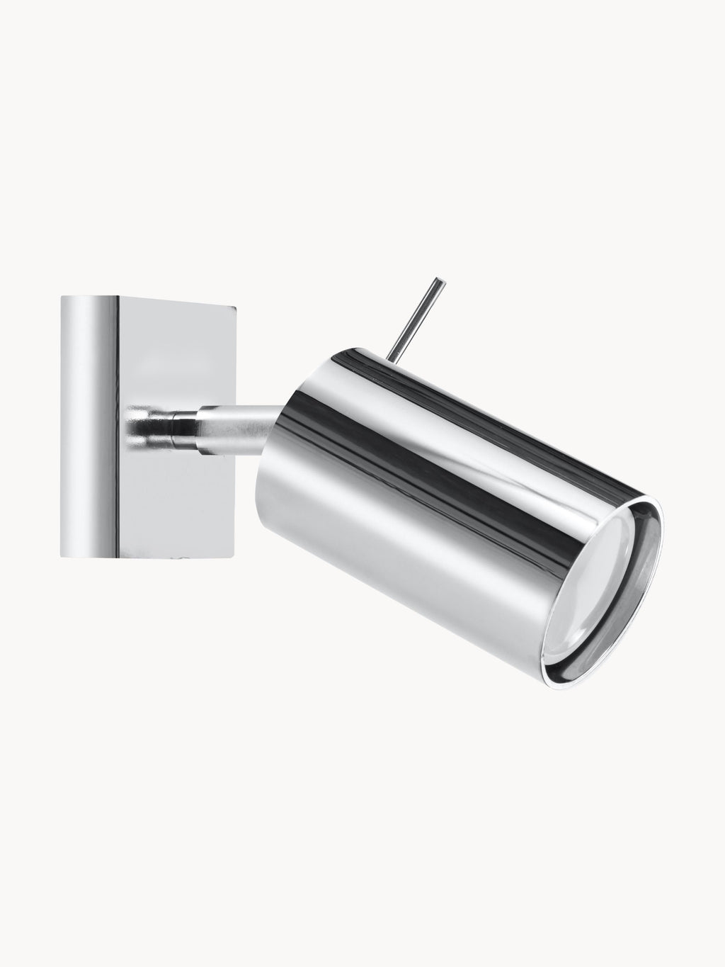 Spot orietable mur et plafond chrome Lykke - Argenté