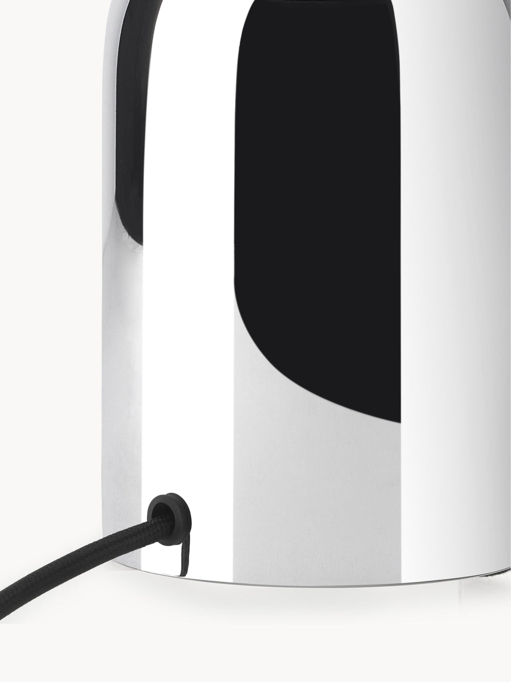 Lampe à poser rétro Elmo - Argenté, haute brillance