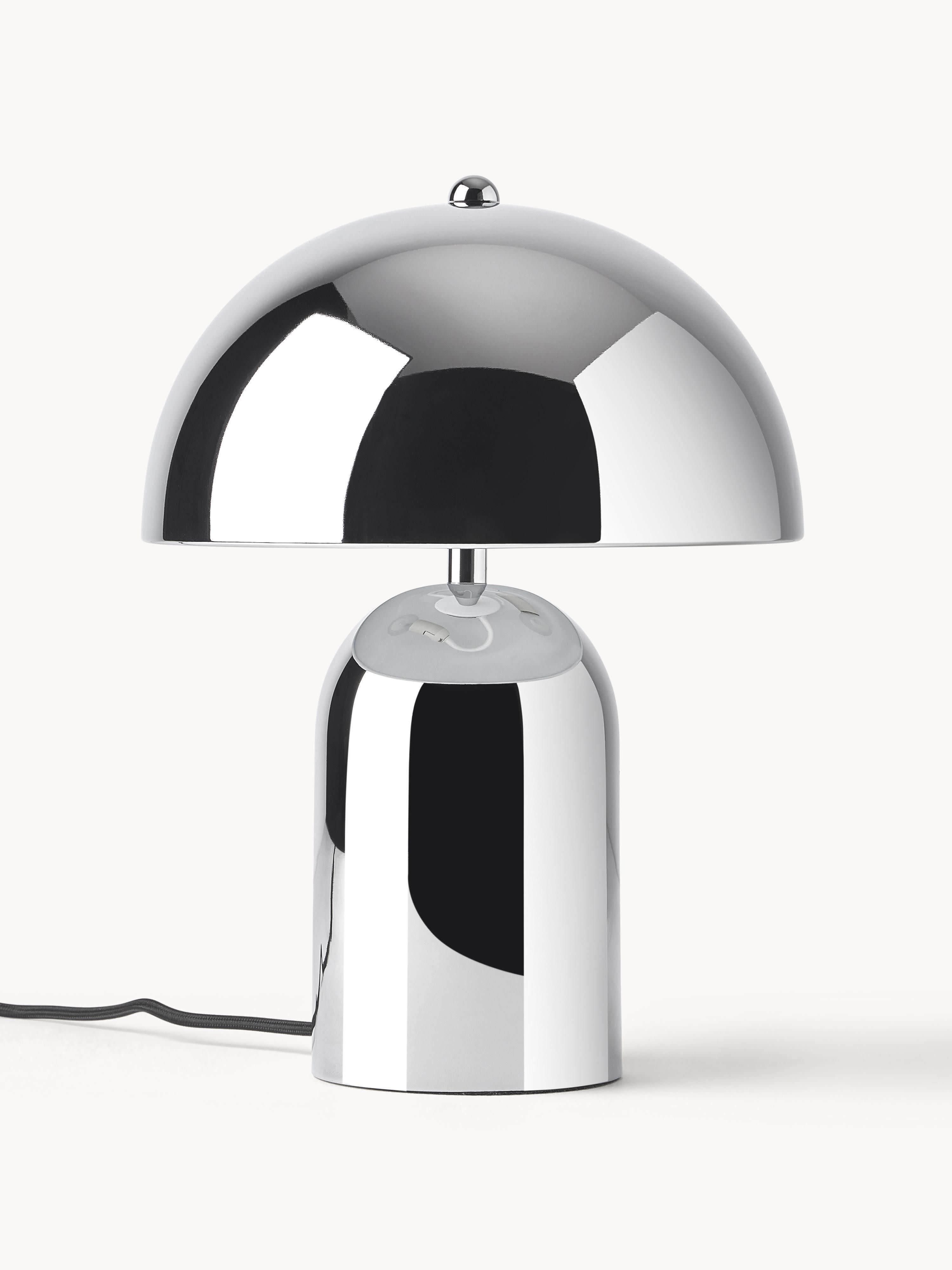 Lampe à poser rétro Elmo - Argenté, haute brillance