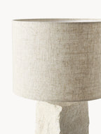 Grande lampe à poser avec pied en béton Dadi - Beige clair