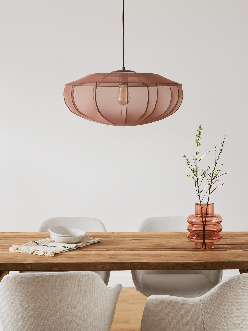 Suspension en tulle Paavo - Nougat