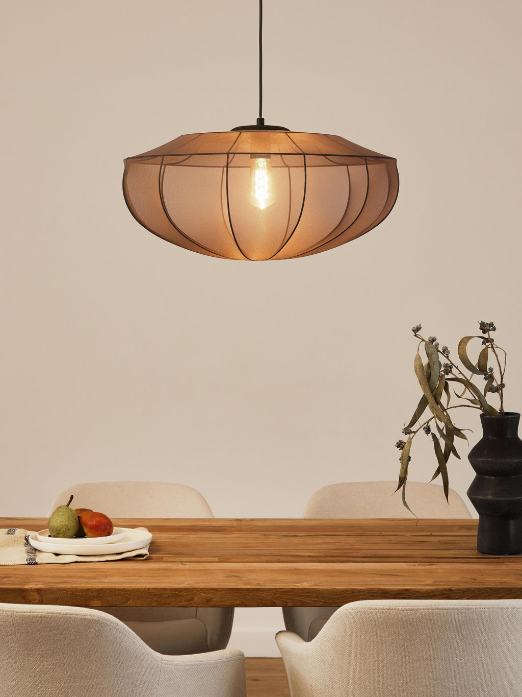 Suspension en tulle Paavo - Gris