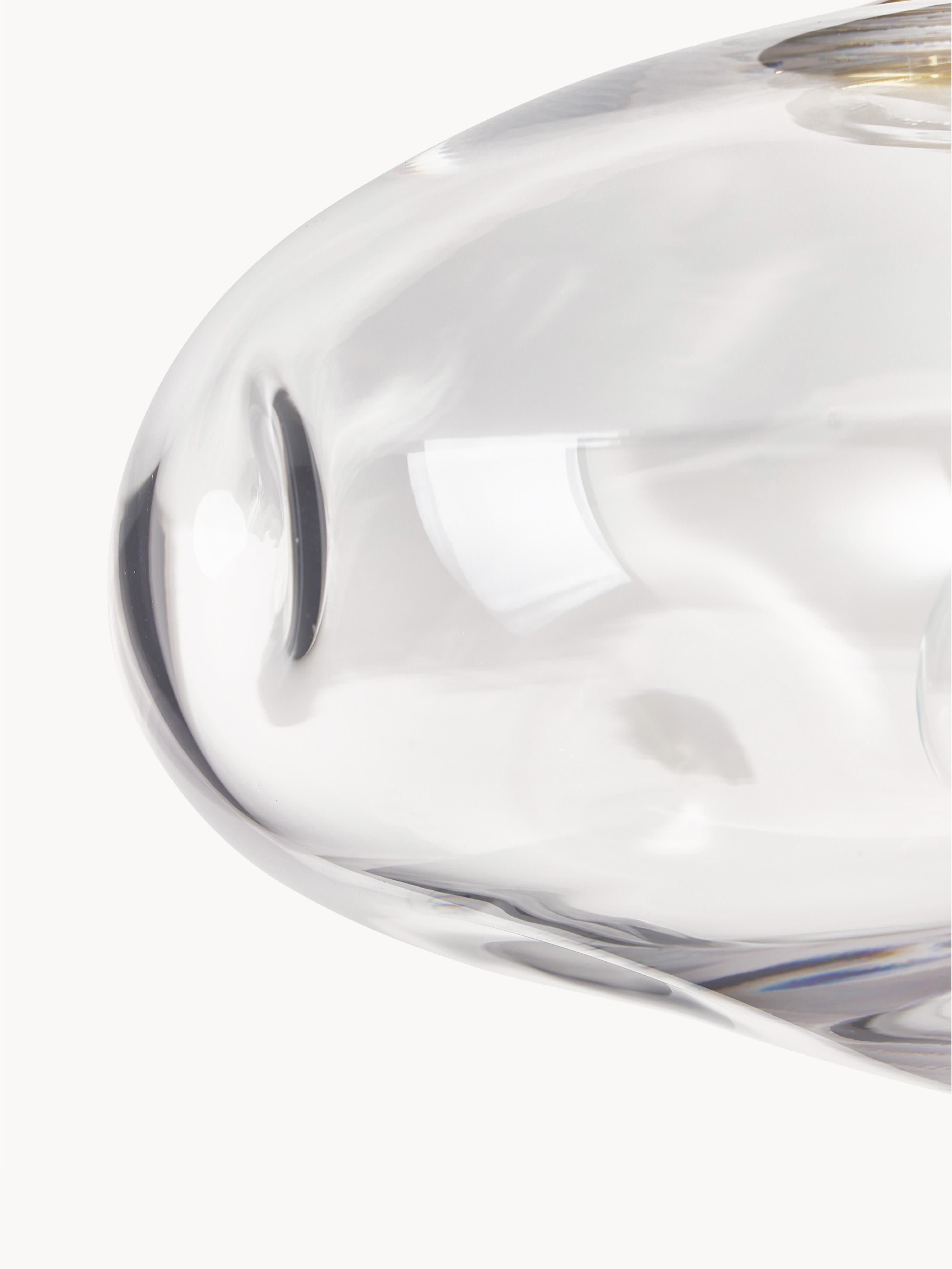 Plafonnier en verre Kol - Transparent, doré