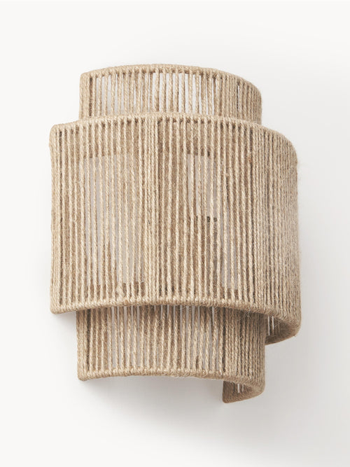Applique murale en jute James - Brun clair