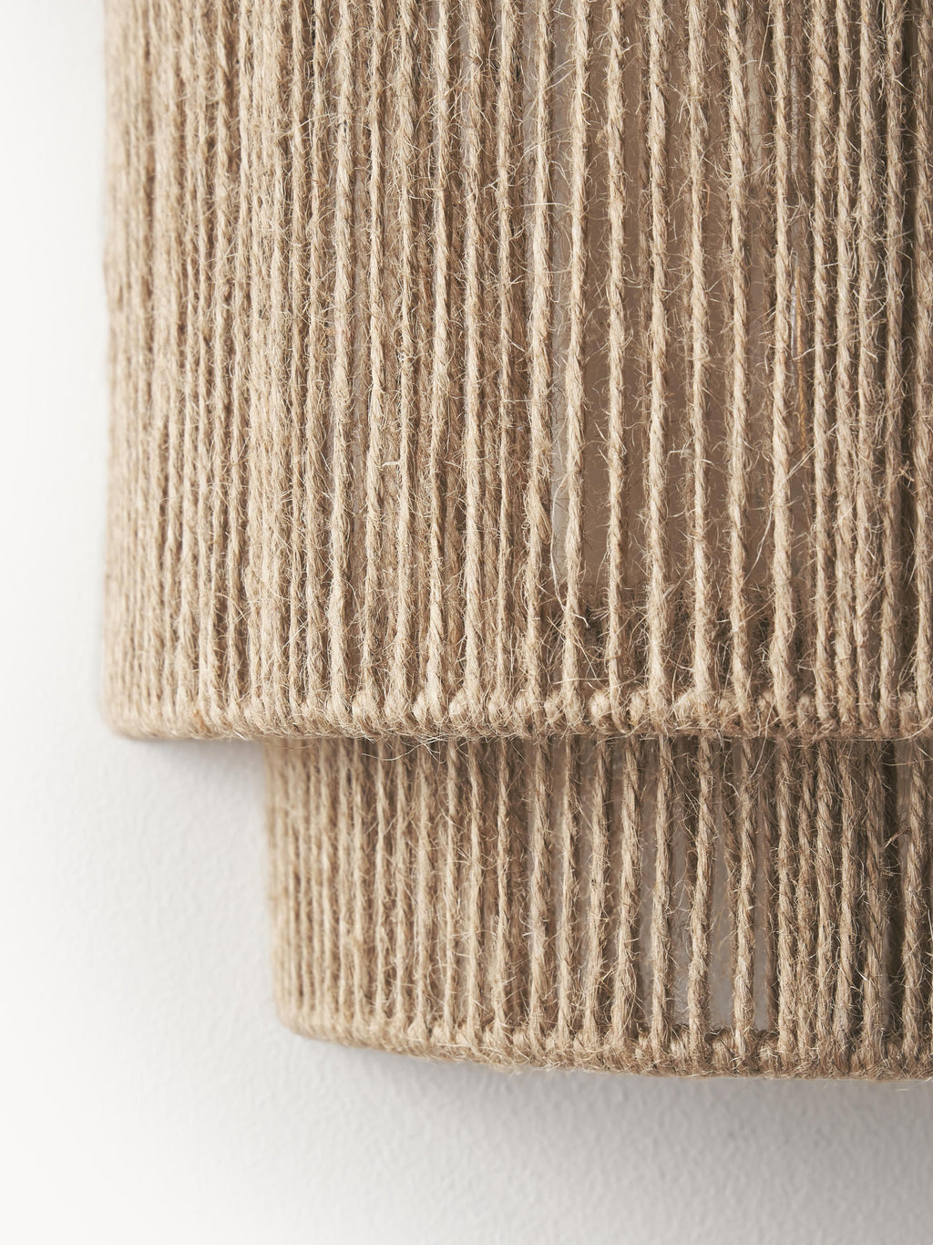 Applique murale en jute James - Brun clair