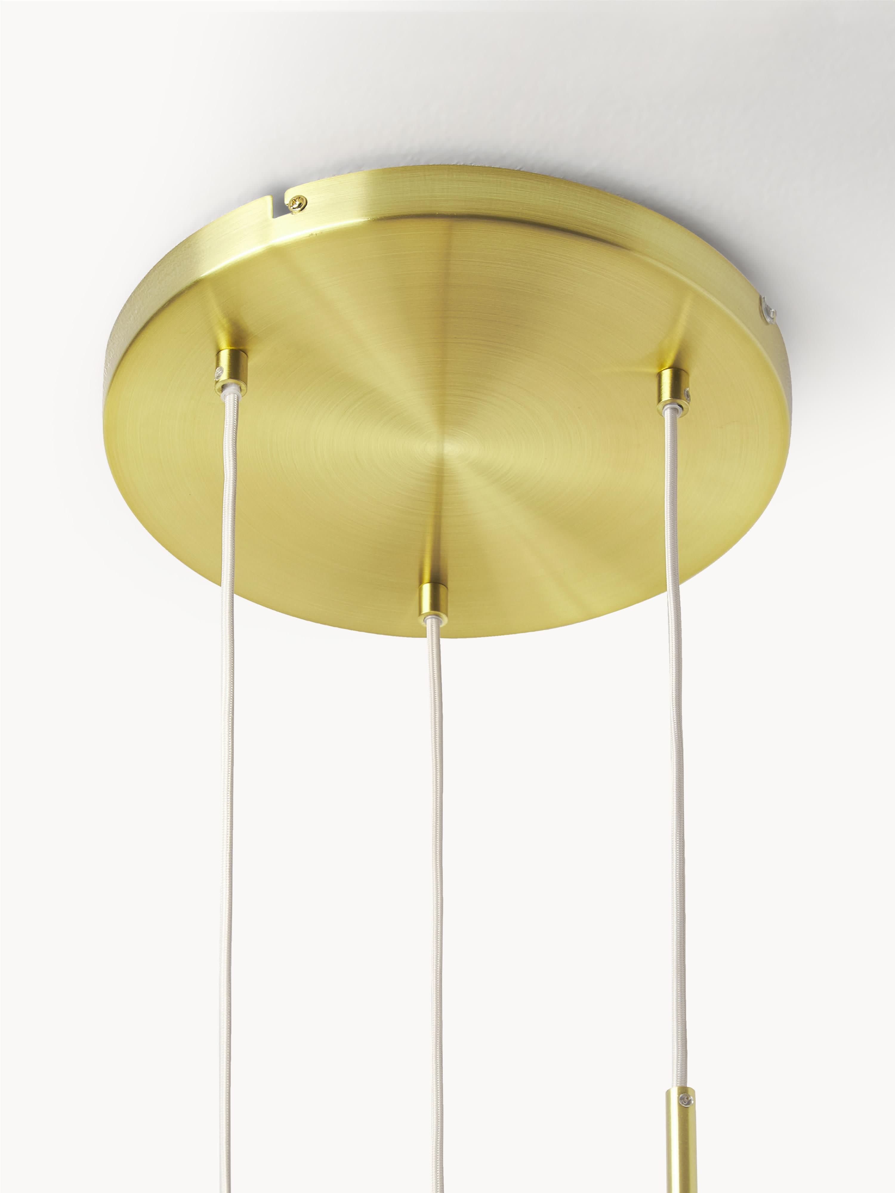 Suspension grappe en verre opalescent Noir - Multicolore
