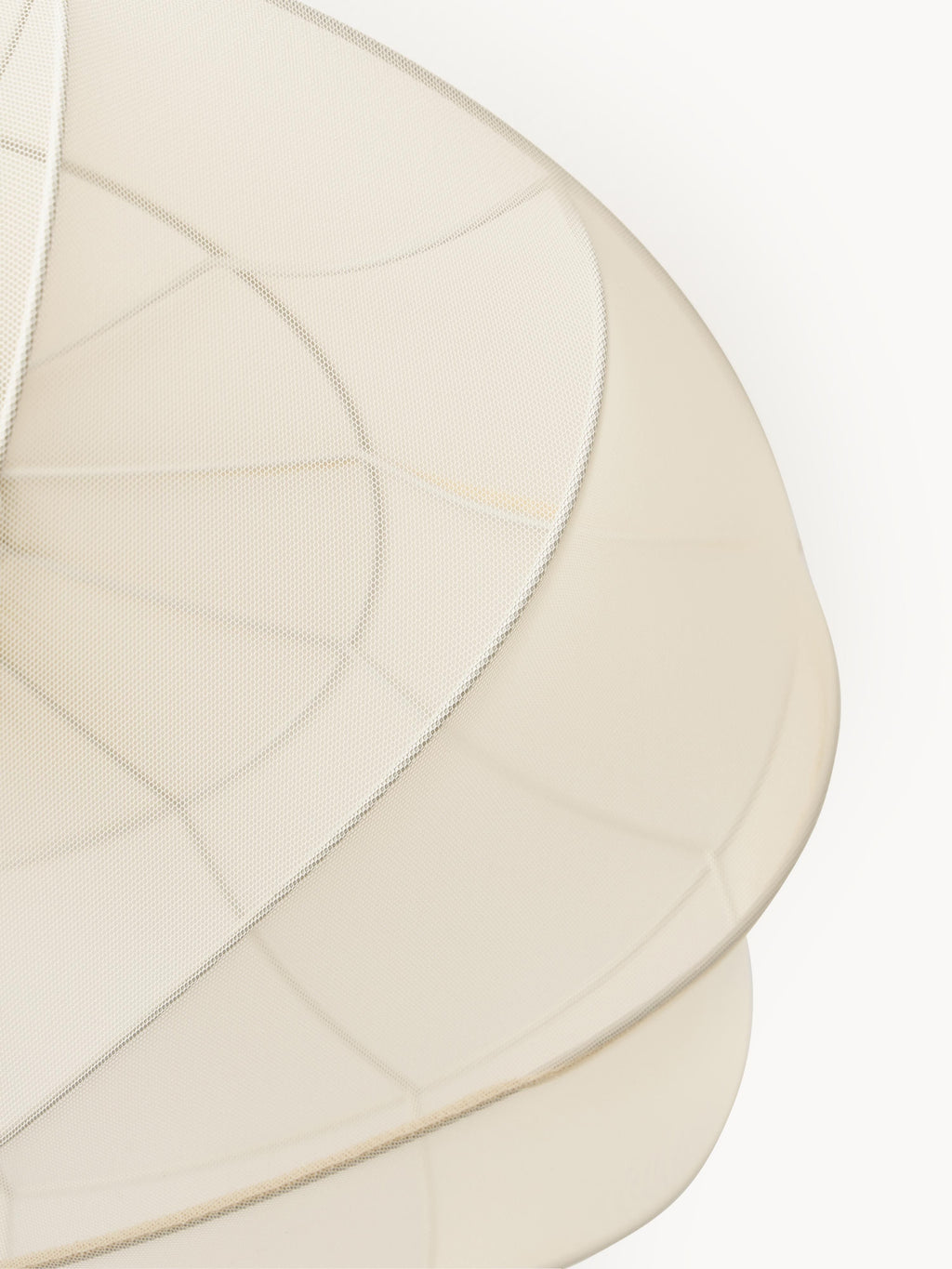 Plafonnier en tulle Paavo - Beige clair