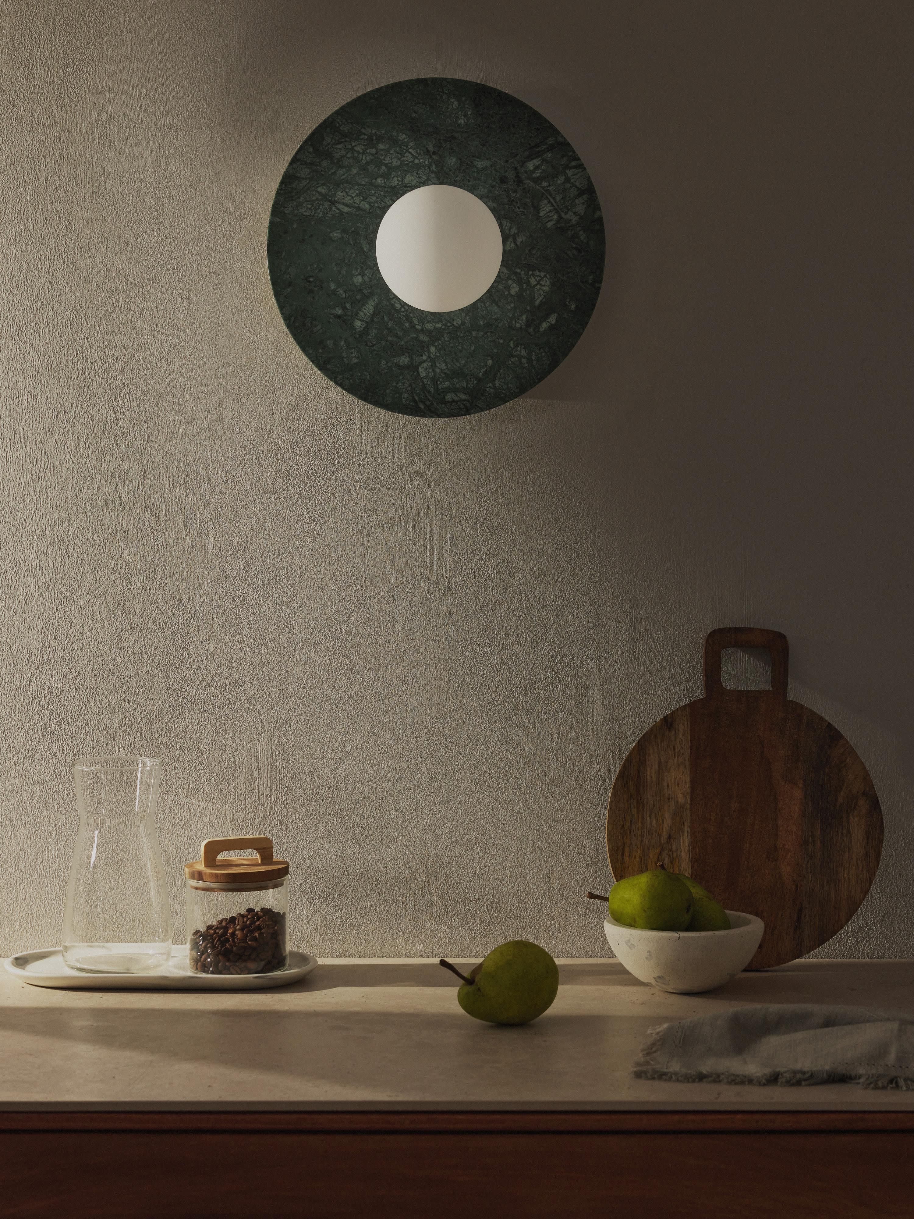 Plafonnier/applique murale en marbre Alto - Vert, marbré