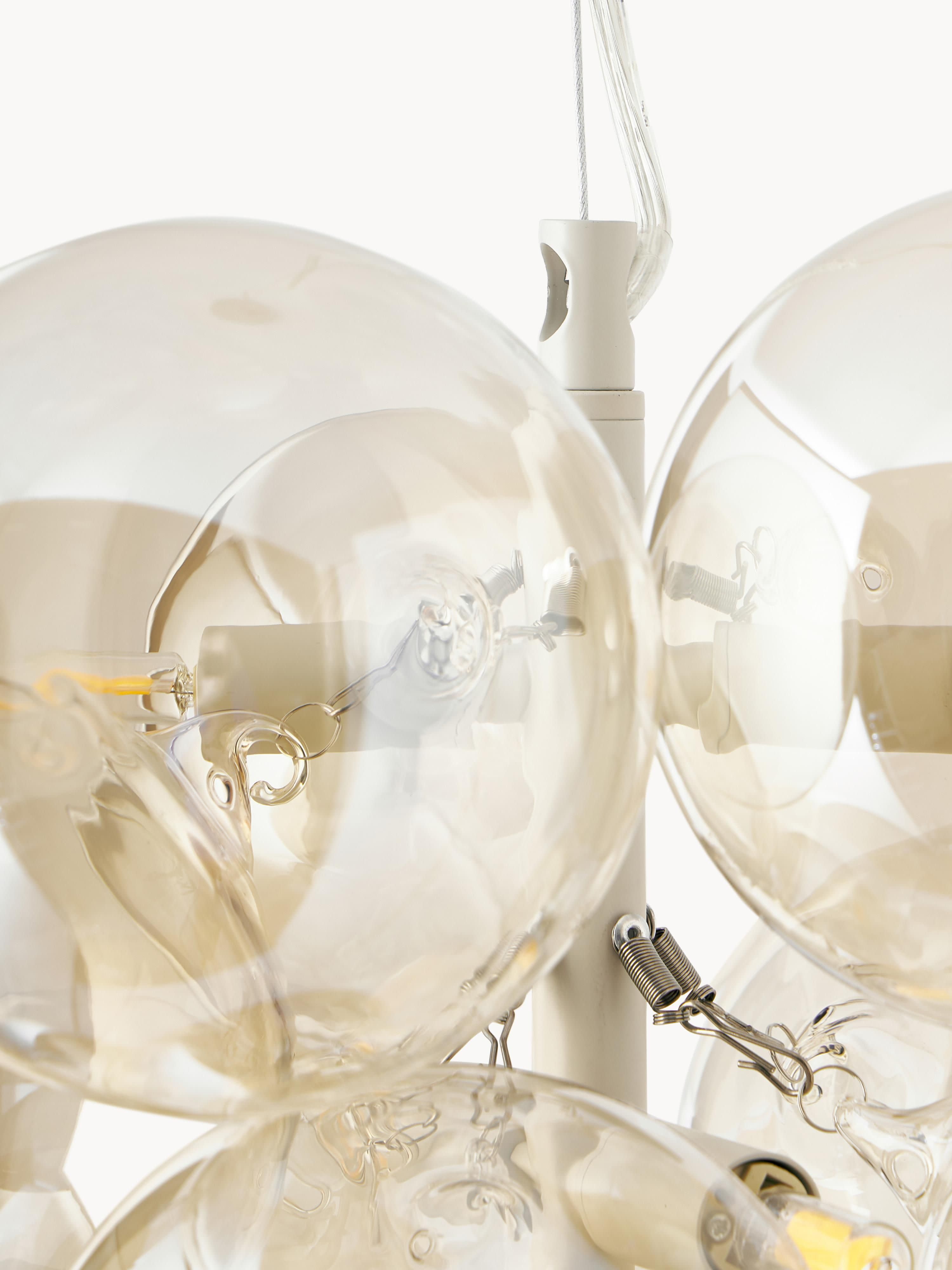 Suspension grappe design en verre Pearce - Doré