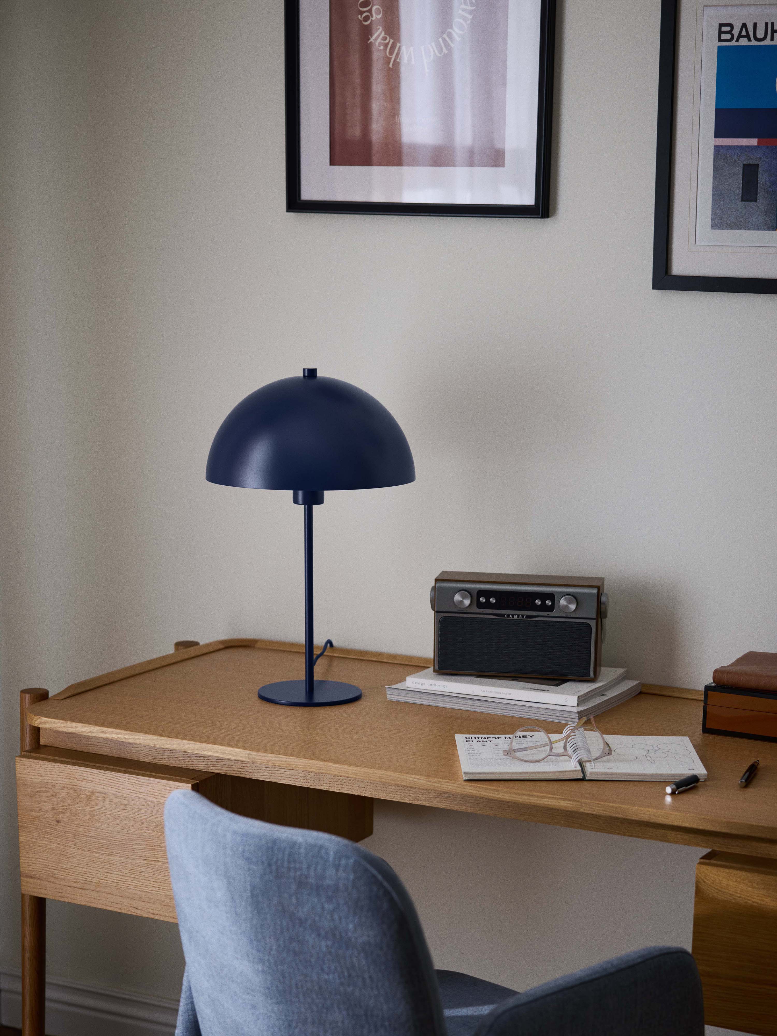 Lampe à poser Torbrand - Bleu foncé