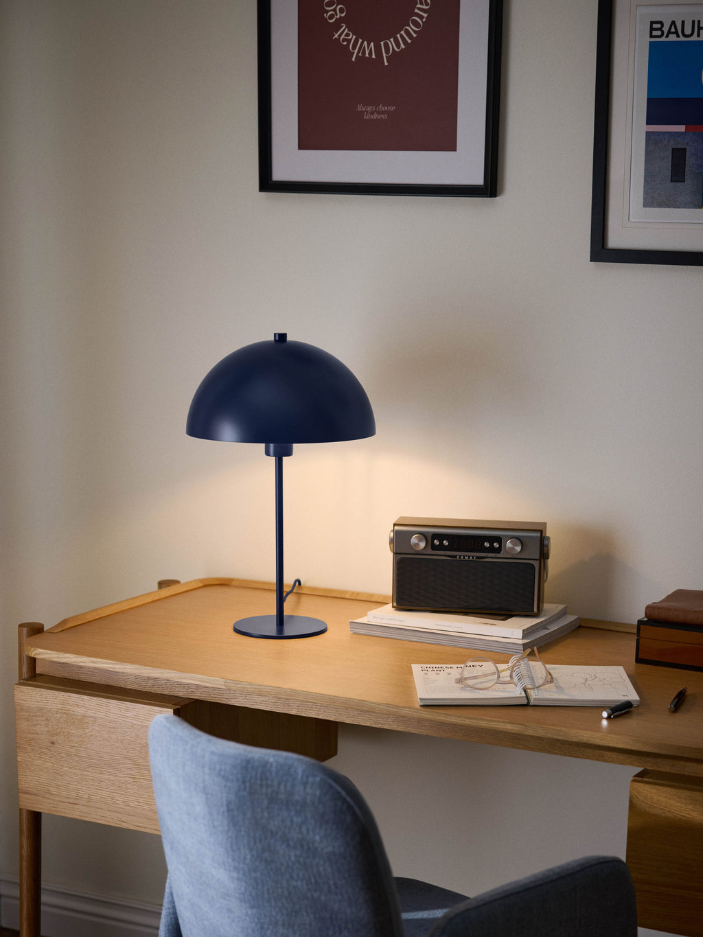 Lampe à poser Torbrand - Bleu foncé